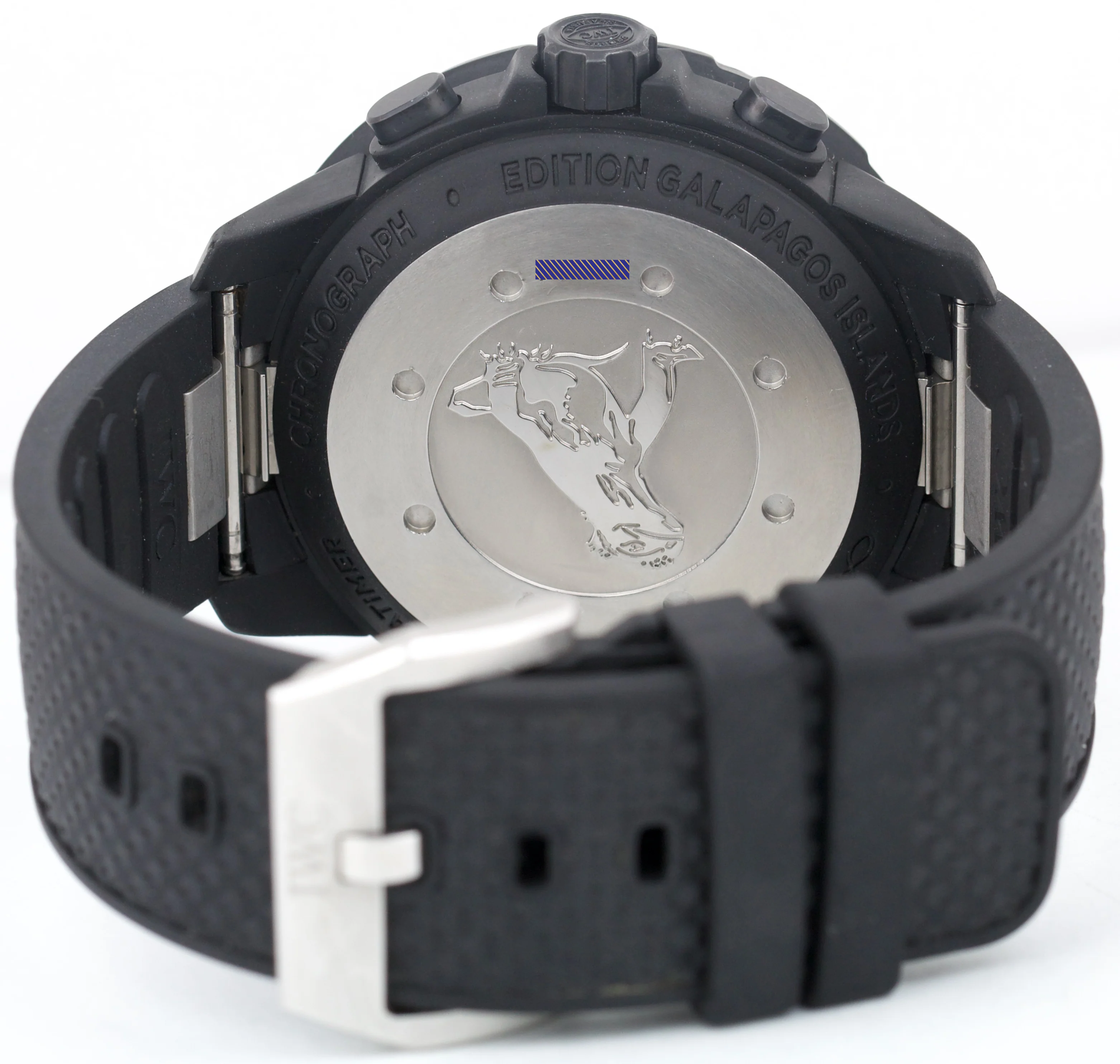 IWC Aquatimer Chronograph Galapagos Island 45mm BLACK Steel Rubber IW379502 - Image 7