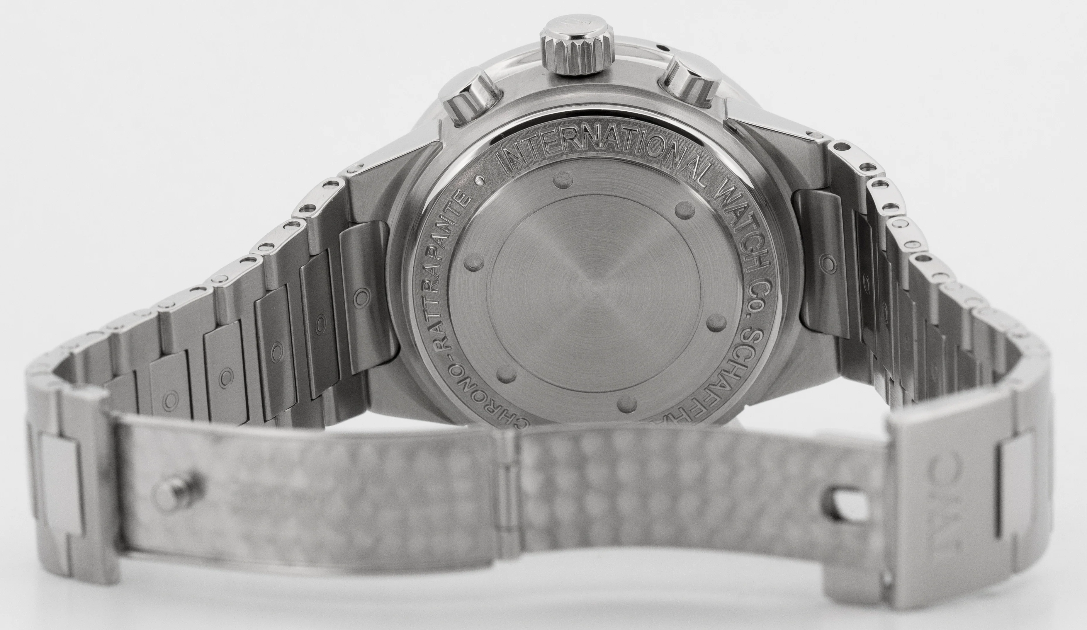 IWC GST Rattapante Split Second Chronograph 43mm Silver Automatic Watch IW371508 - Image 10