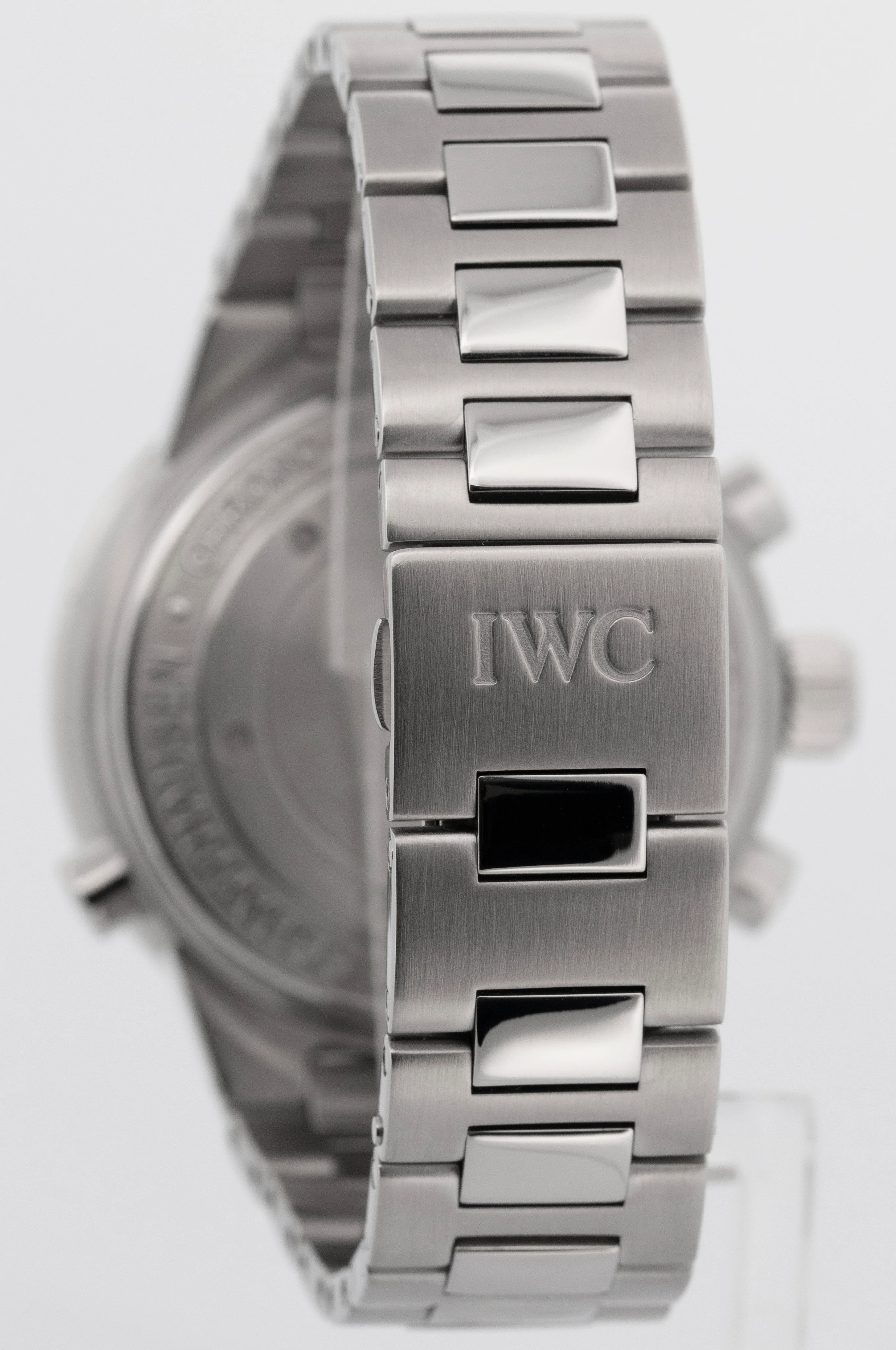 IWC GST Rattapante Split Second Chronograph 43mm Silver Automatic Watch IW371508 - Image 7
