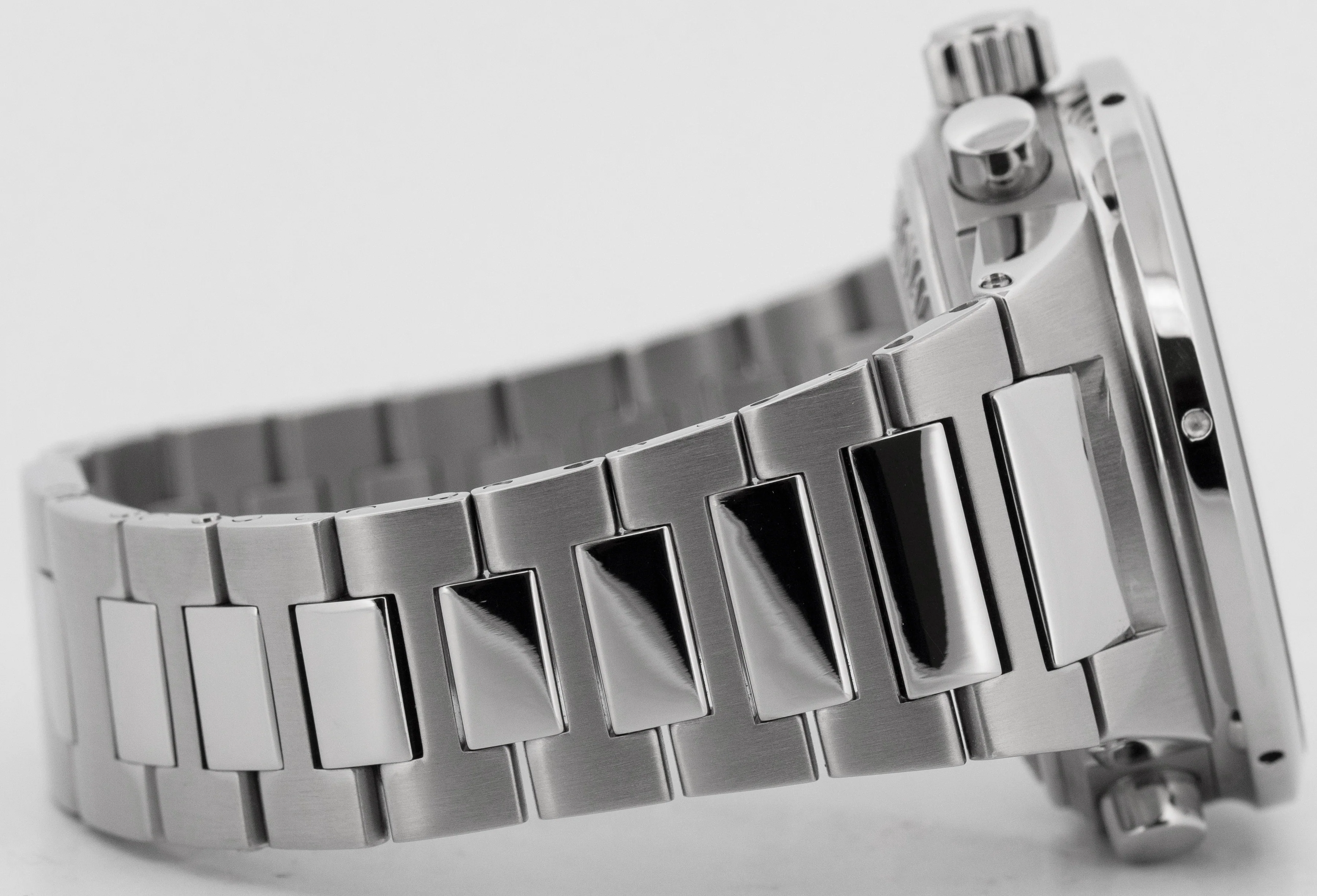 IWC GST Rattapante Split Second Chronograph 43mm Silver Automatic Watch IW371508 - Image 9