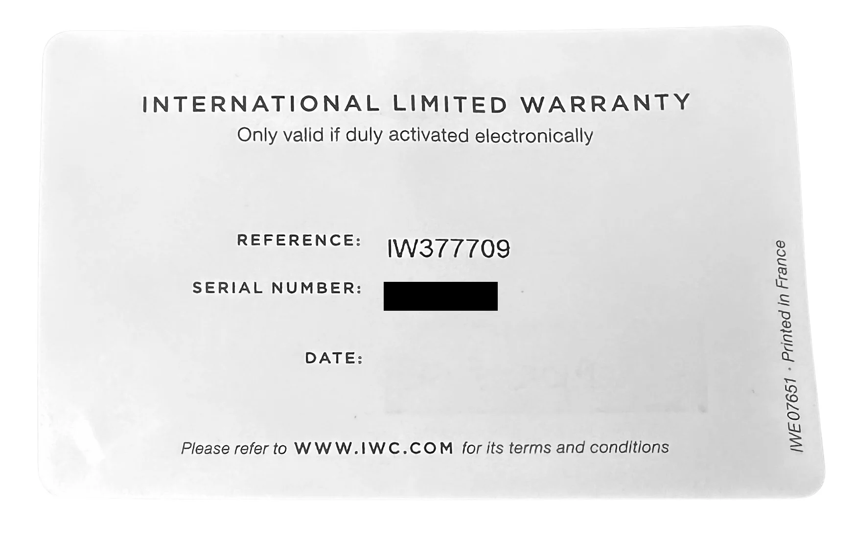 IWC Pilot Chronograph Date Stainless Steel Black 43mm IW377709 Automatic Watch - Image 3