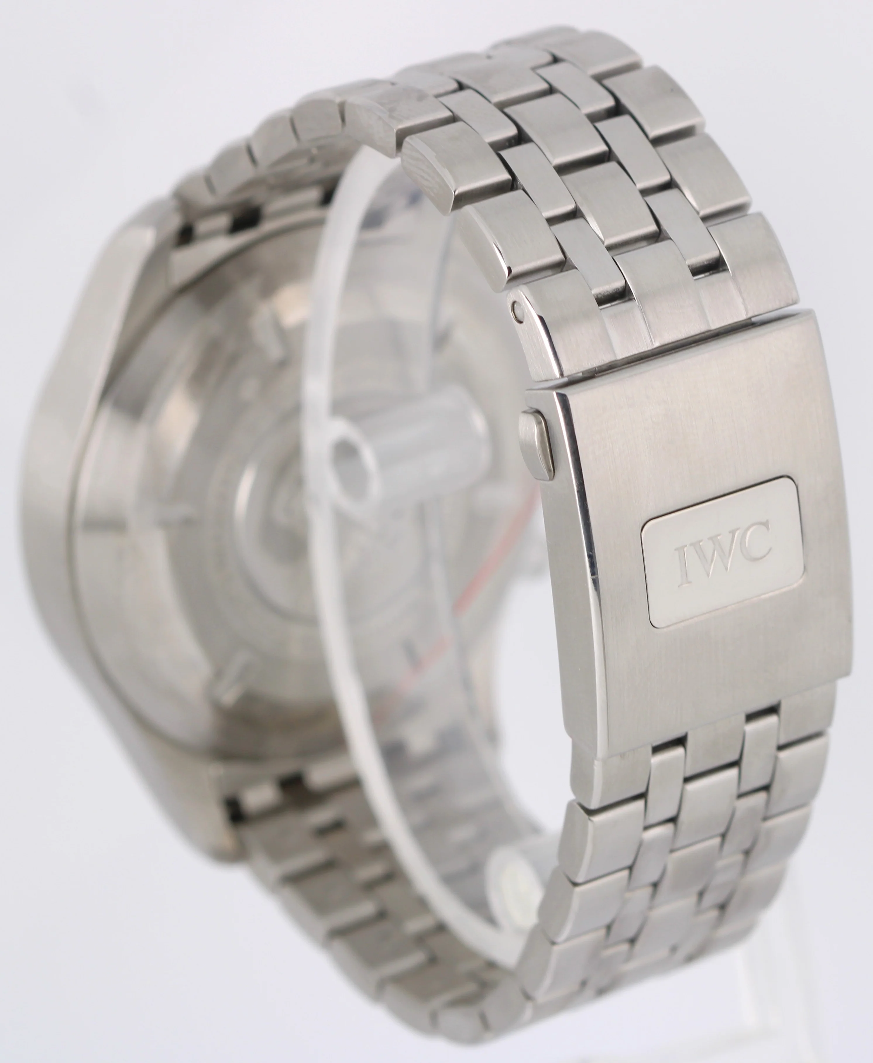 IWC Pilot Chronograph Date Stainless Steel Black 43mm IW377709 Automatic Watch - Image 7
