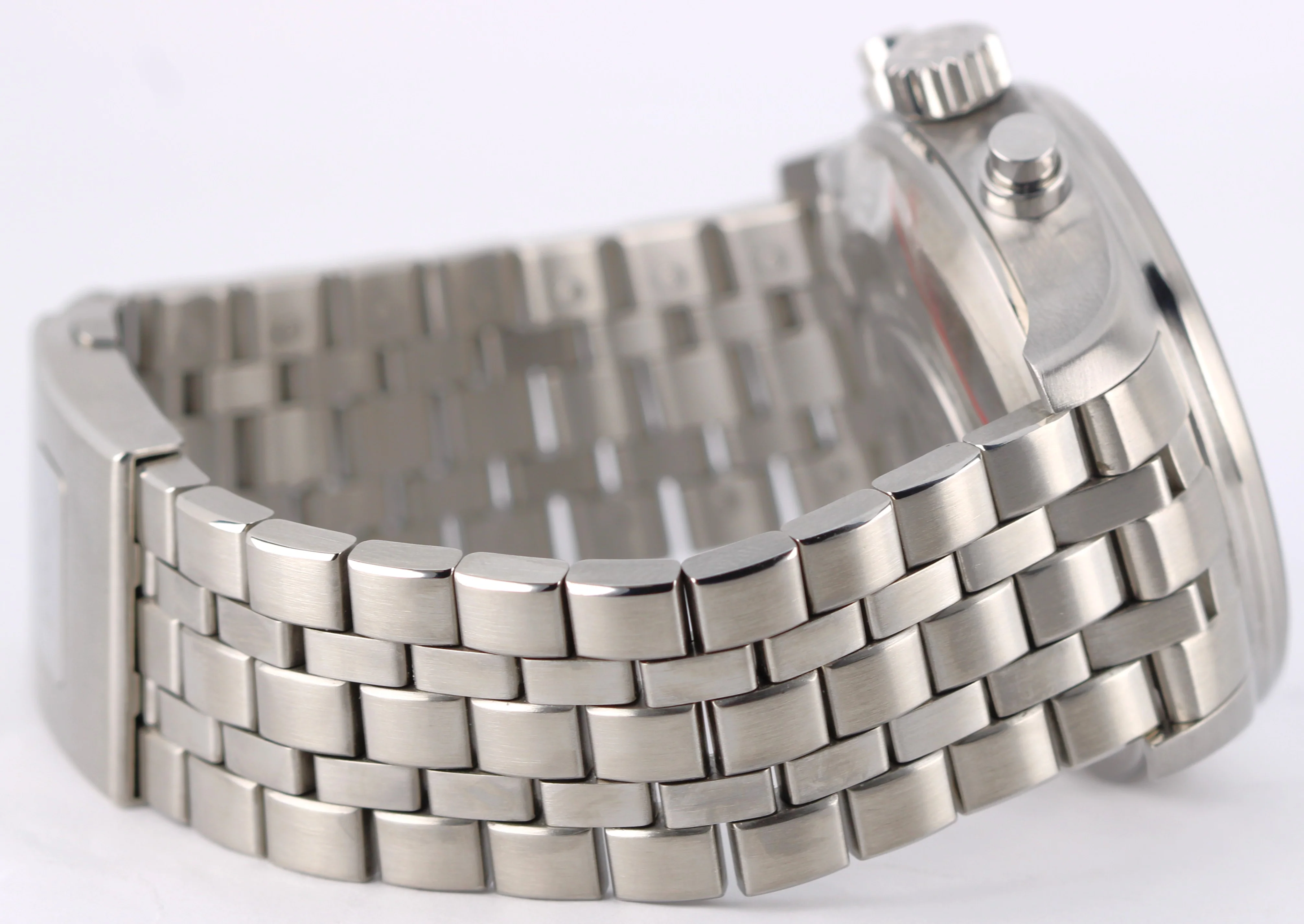 IWC Pilot Chronograph Date Stainless Steel Black 43mm IW377709 Automatic Watch - Image 9