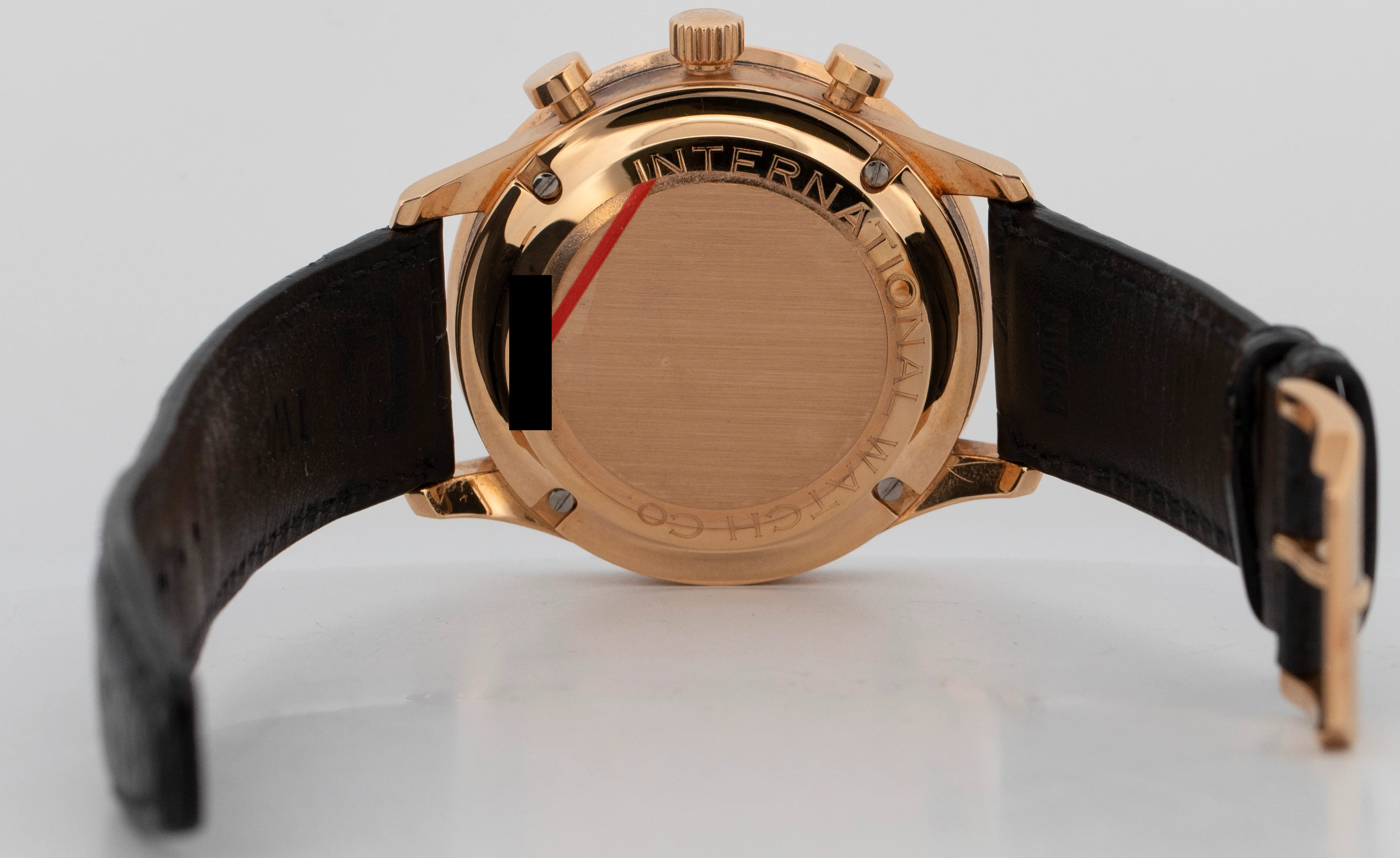 IWC Portugieser Chronograph 18K Rose Gold 40mm Arabic Leather IW371402 Watch - Image 6