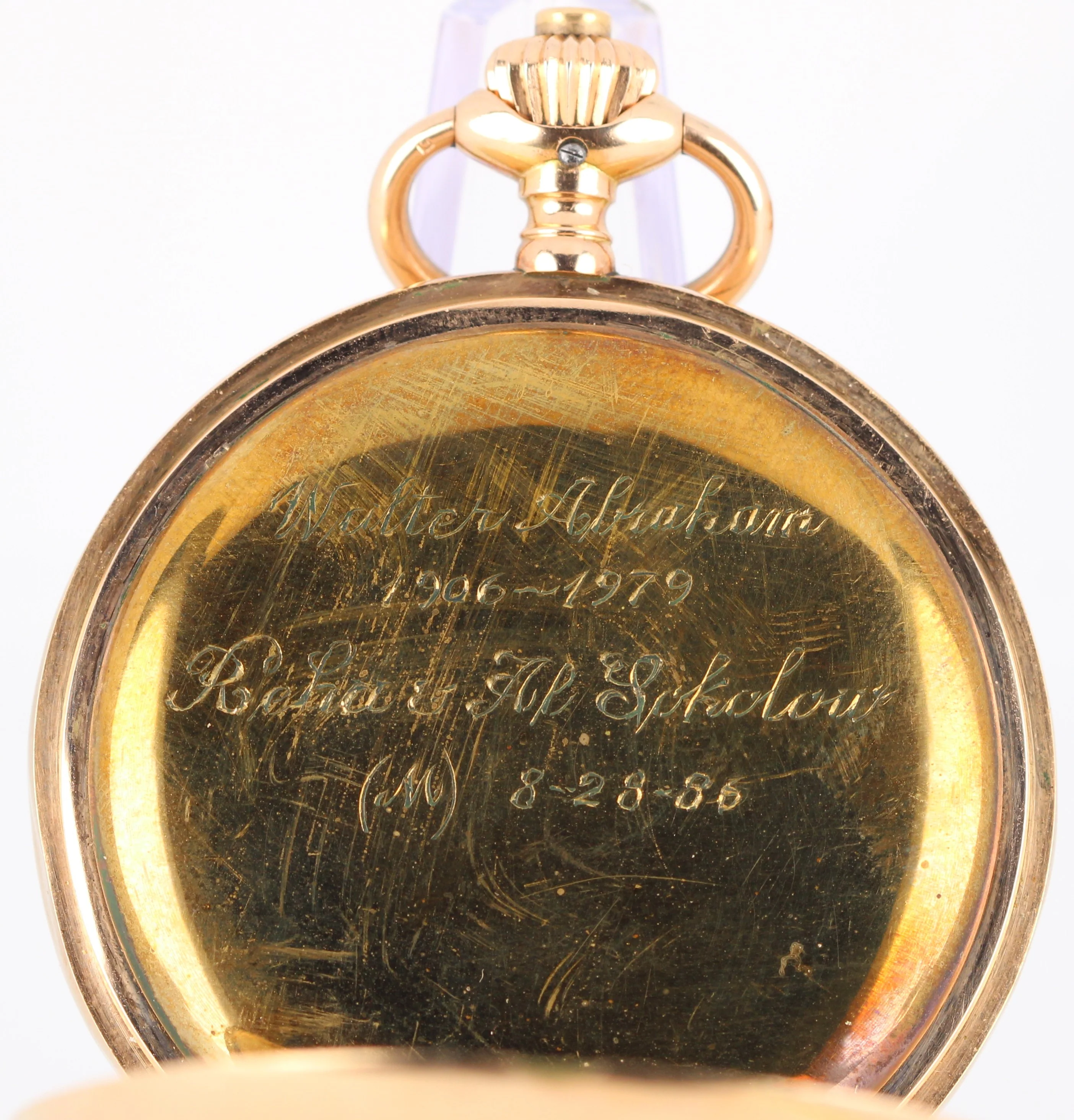 IWC Taschenuhr Savonnette PAPERS 14k Gold 93gr 50.5mmX64mm 12454368 Pocket Watch - Image 6