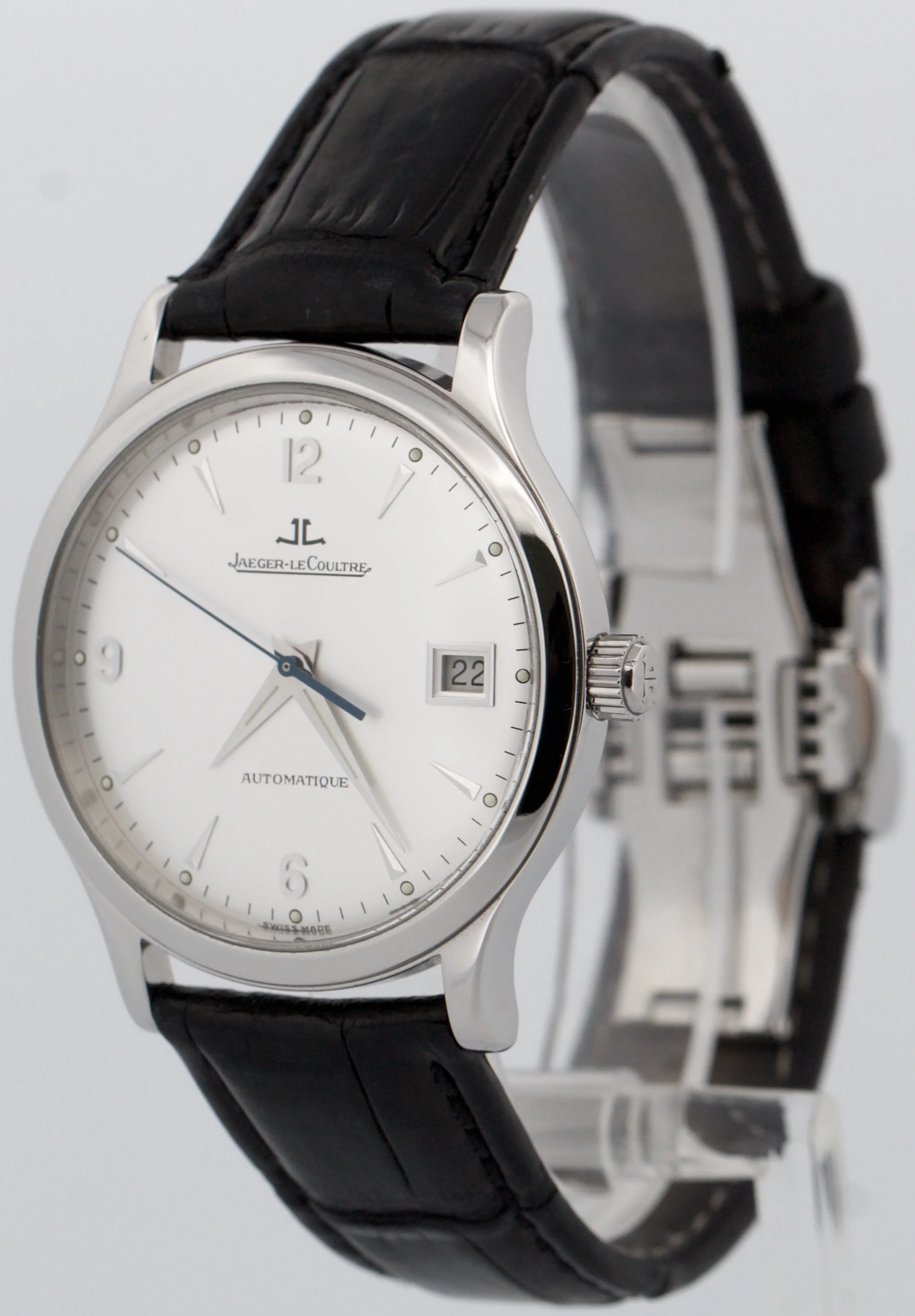 Jaeger-LeCoultre Master Control SILVER 37mm Stainless Steel Leather 140.8.89 - Image 3