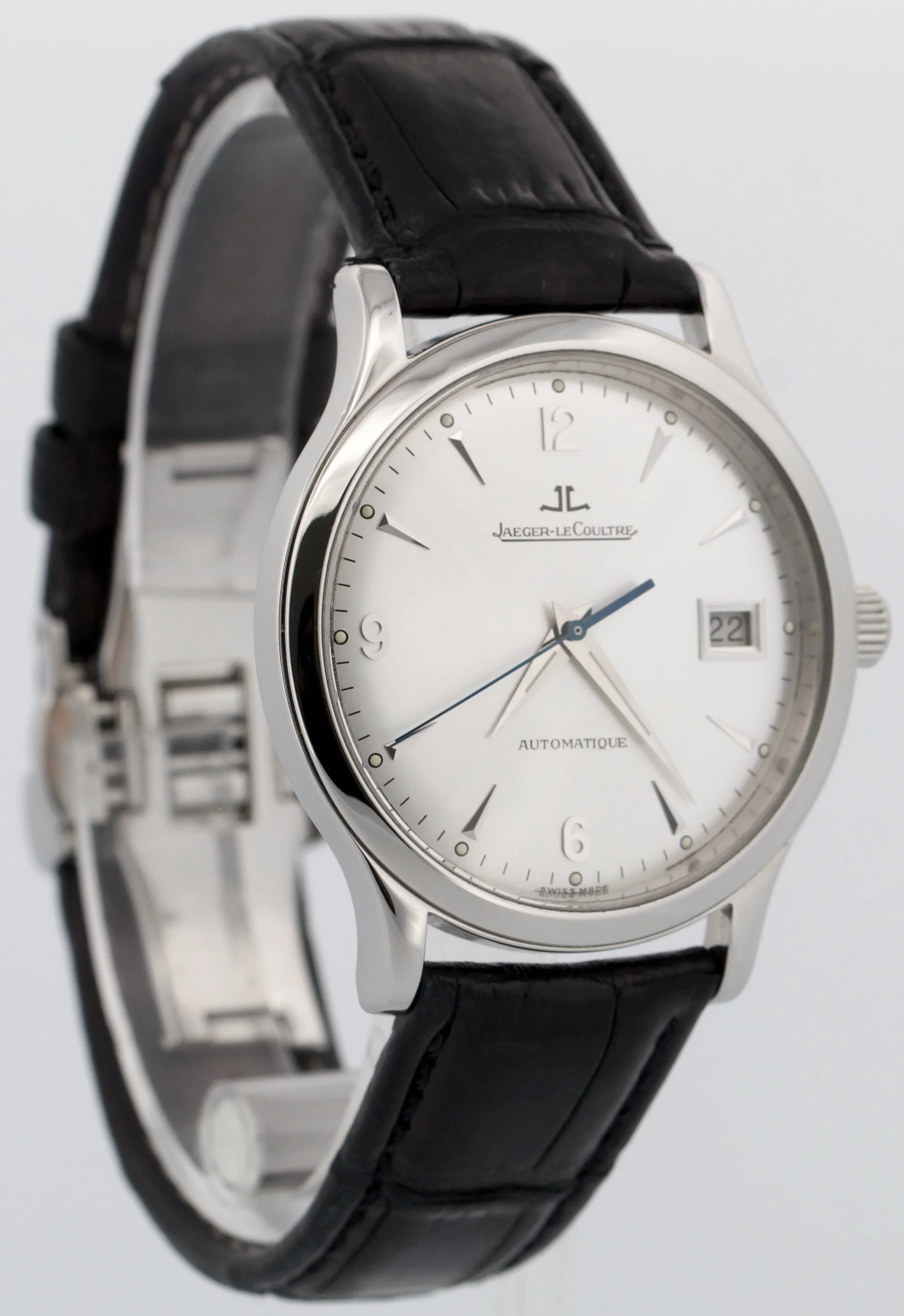 Jaeger-LeCoultre Master Control SILVER 37mm Stainless Steel Leather 140.8.89 - Image 4