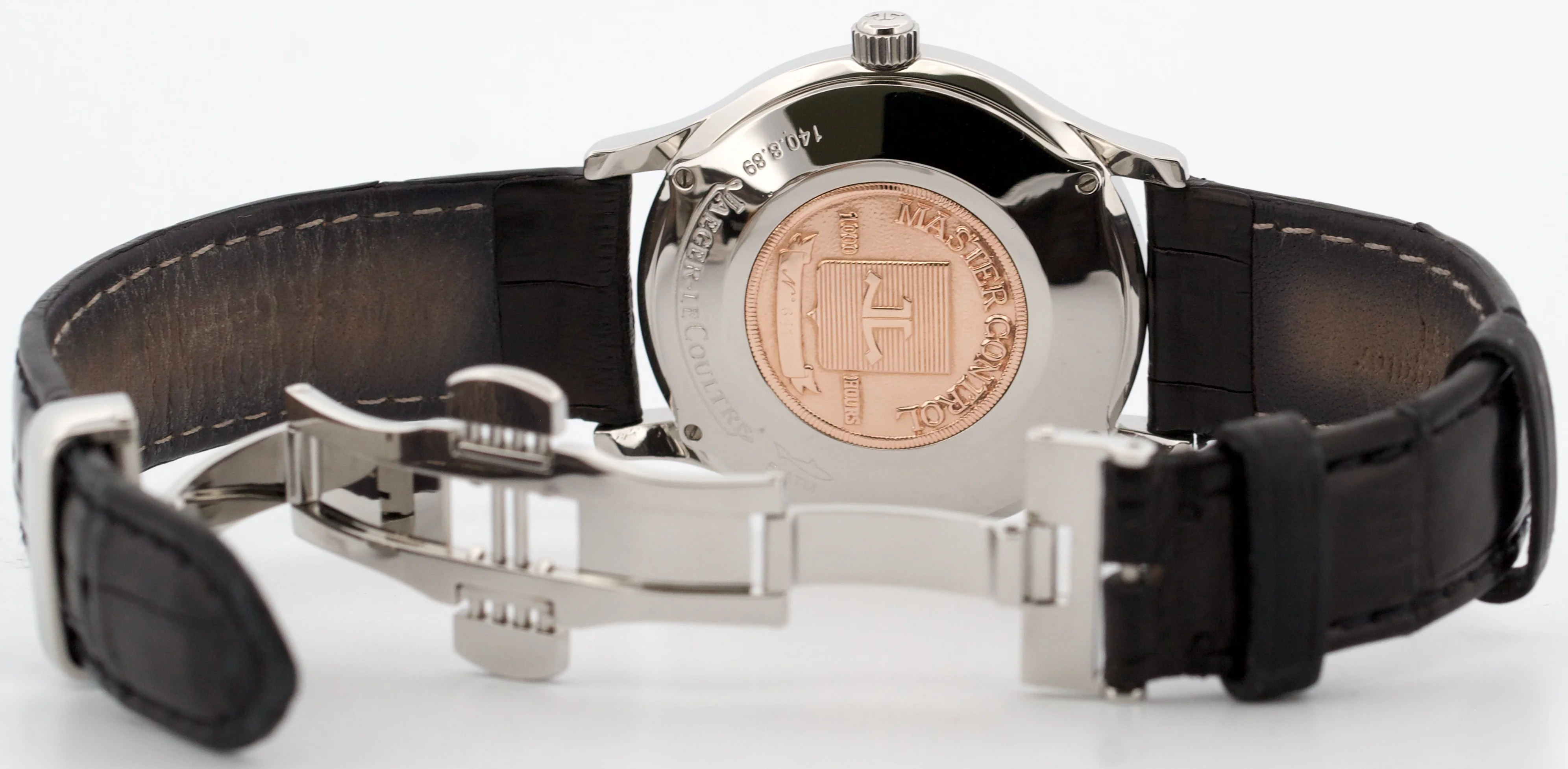 Jaeger-LeCoultre Master Control SILVER 37mm Stainless Steel Leather 140.8.89 - Image 7
