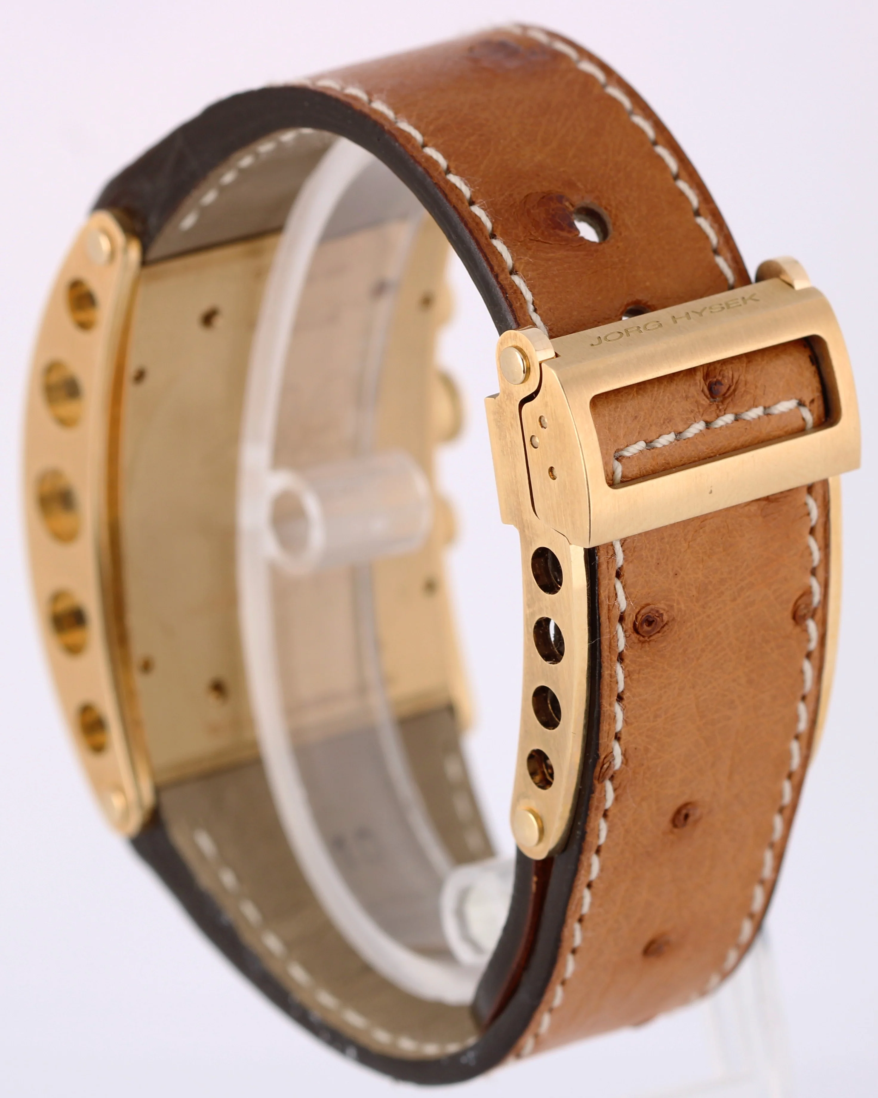 Jorg Hysek Kilada Rectangular Chronograph 18k Gold Copper 31mm S011 Watch BOX - Image 6