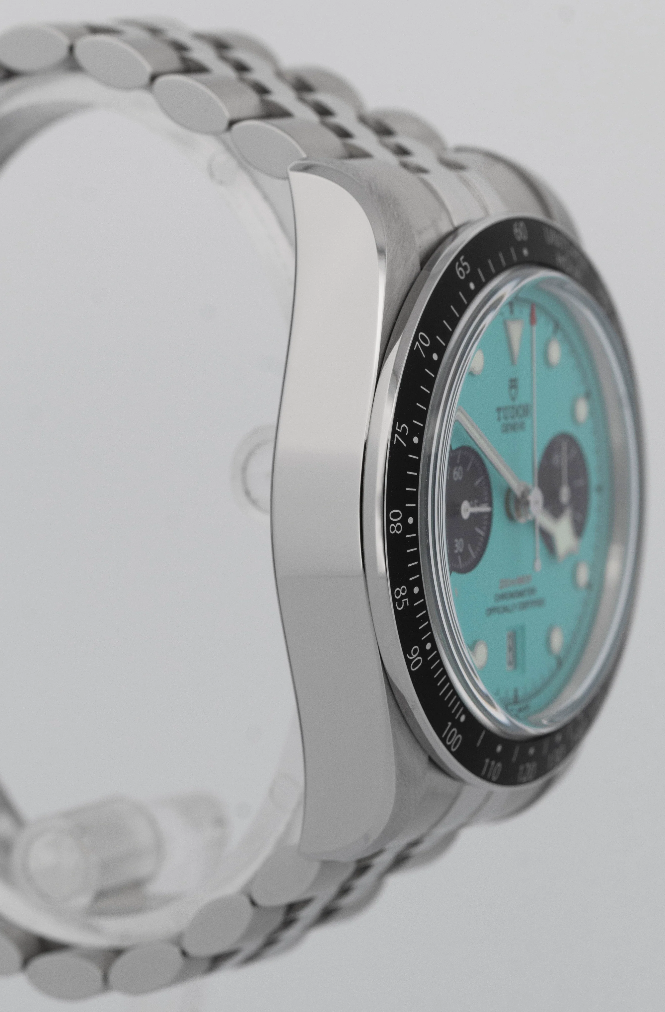 JULY 2025 PAPERS Tudor Black Bay Chrono 41mm FLAMINGO BLUE Steel JUBILEE 79360 N - Image 5