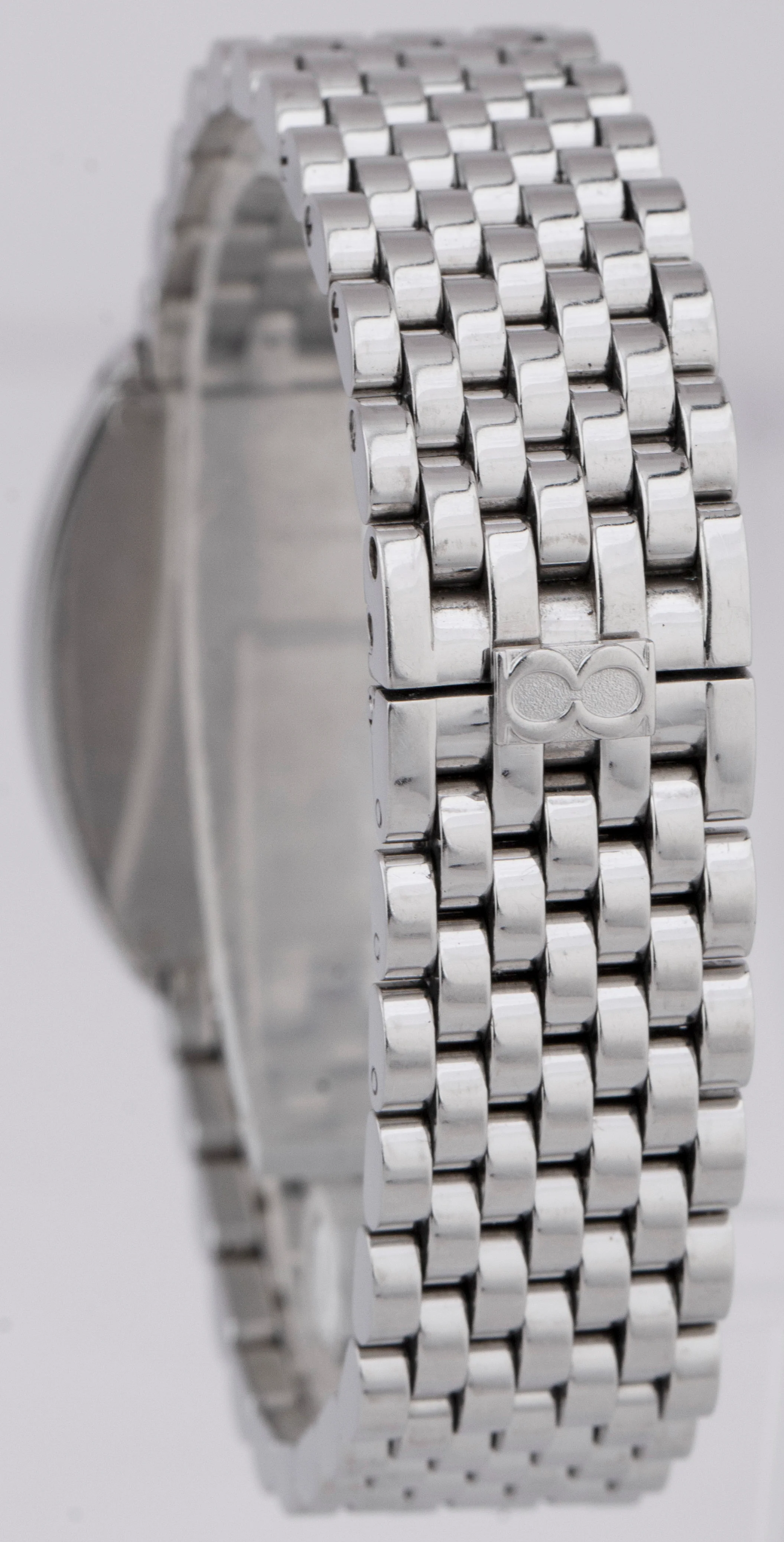 Ladies Bedat & Co No. 3 Stainless Steel White 24.5mm Guilloche Quartz Watch 304 - Image 4