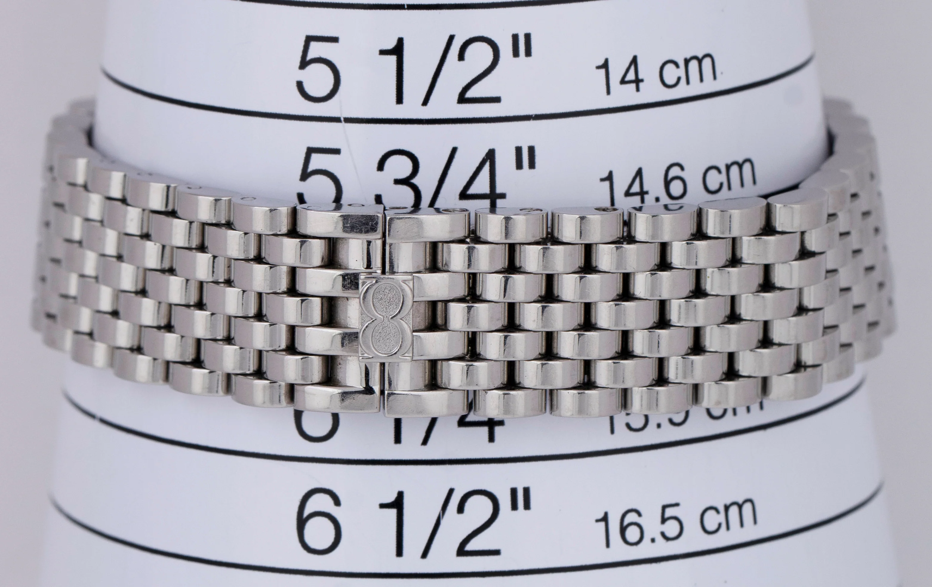 Ladies Bedat & Co No. 3 Stainless Steel White 24.5mm Guilloche Quartz Watch 304 - Image 8