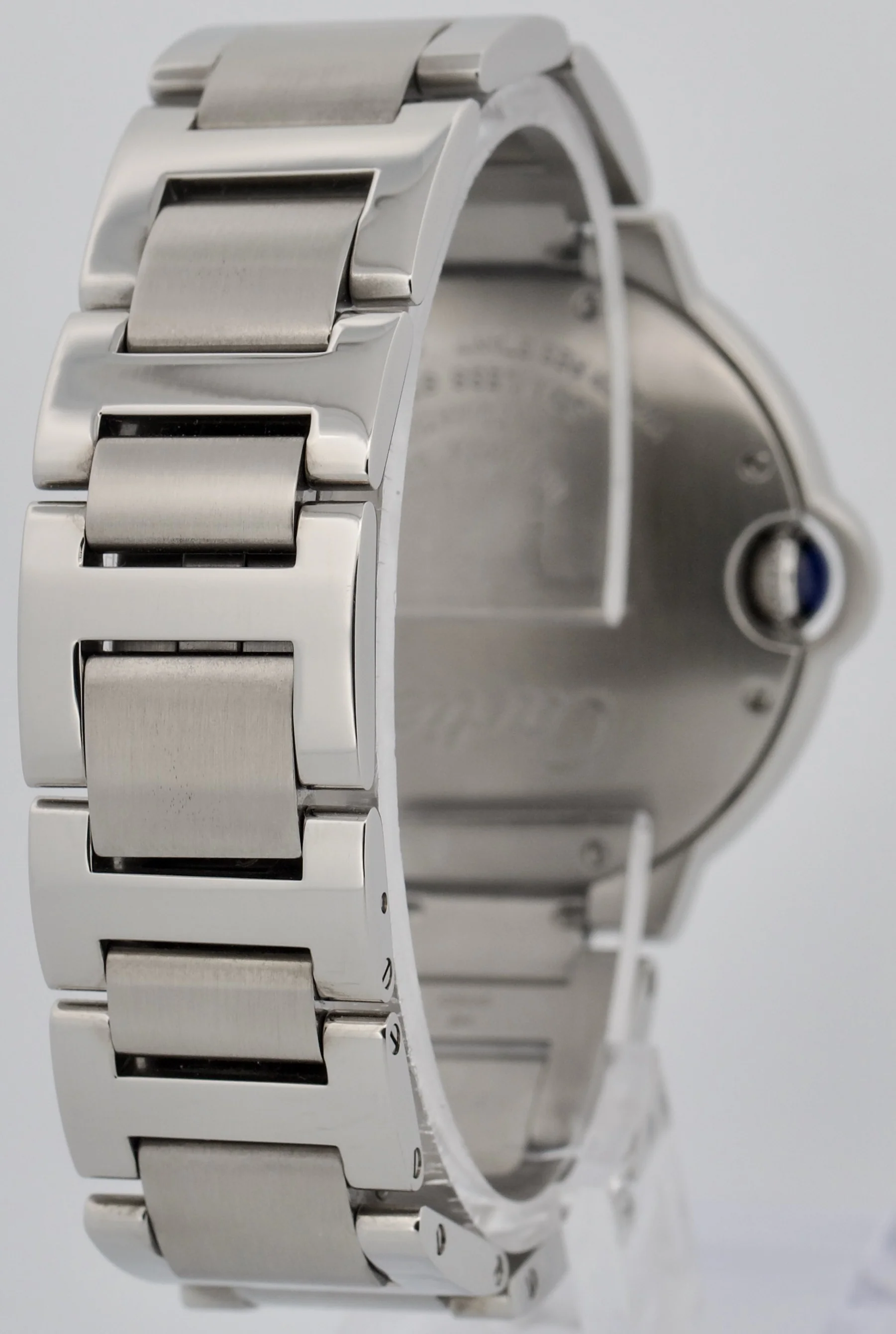 Ladies Cartier Ballon Bleu SILVER GUILLOCHE Stainless 36mm 3284 W6920046 Watch - Image 6