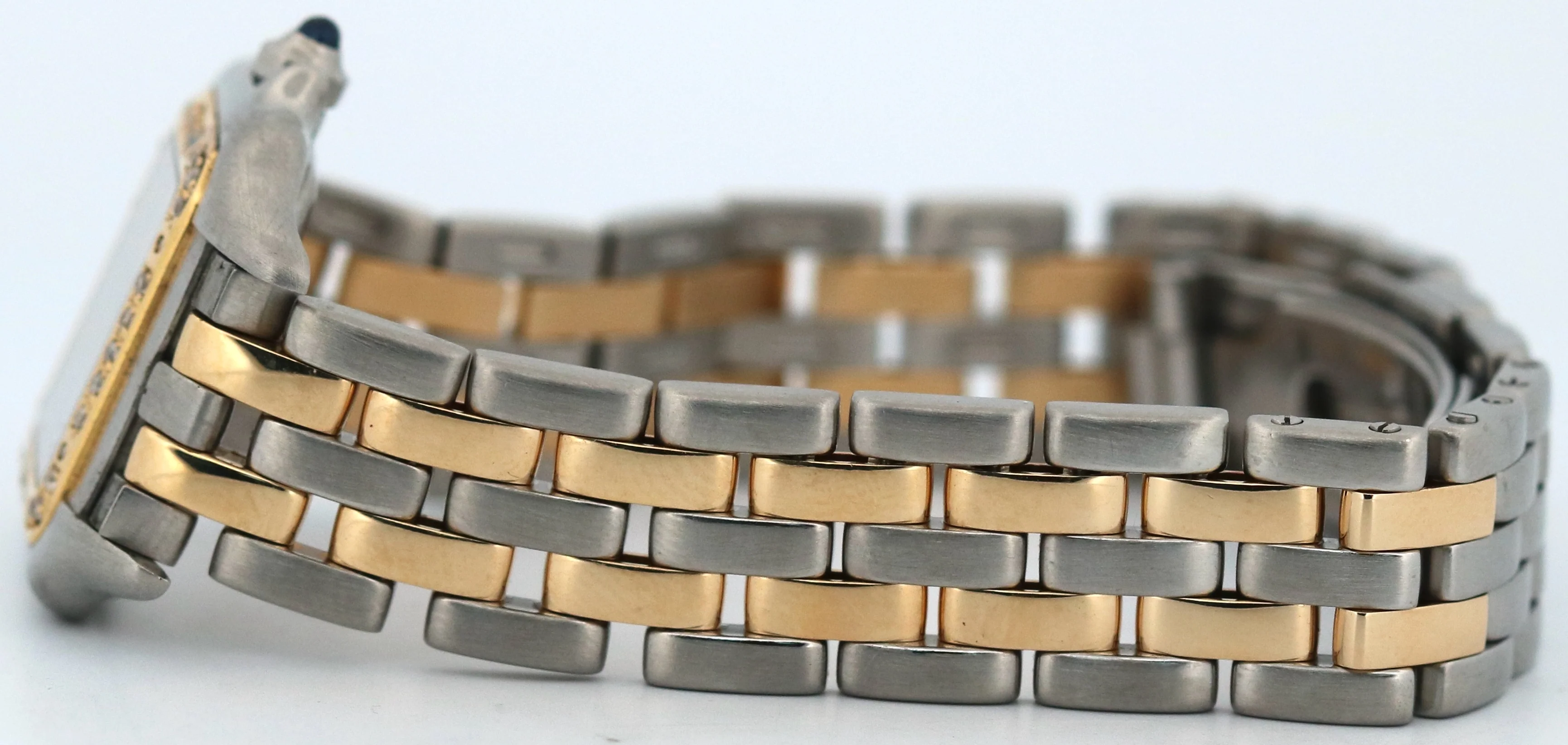 Ladies Cartier Panthere DIAMOND 18K Yellow Gold Steel Roman 22mm Quartz 112000R - Image 7