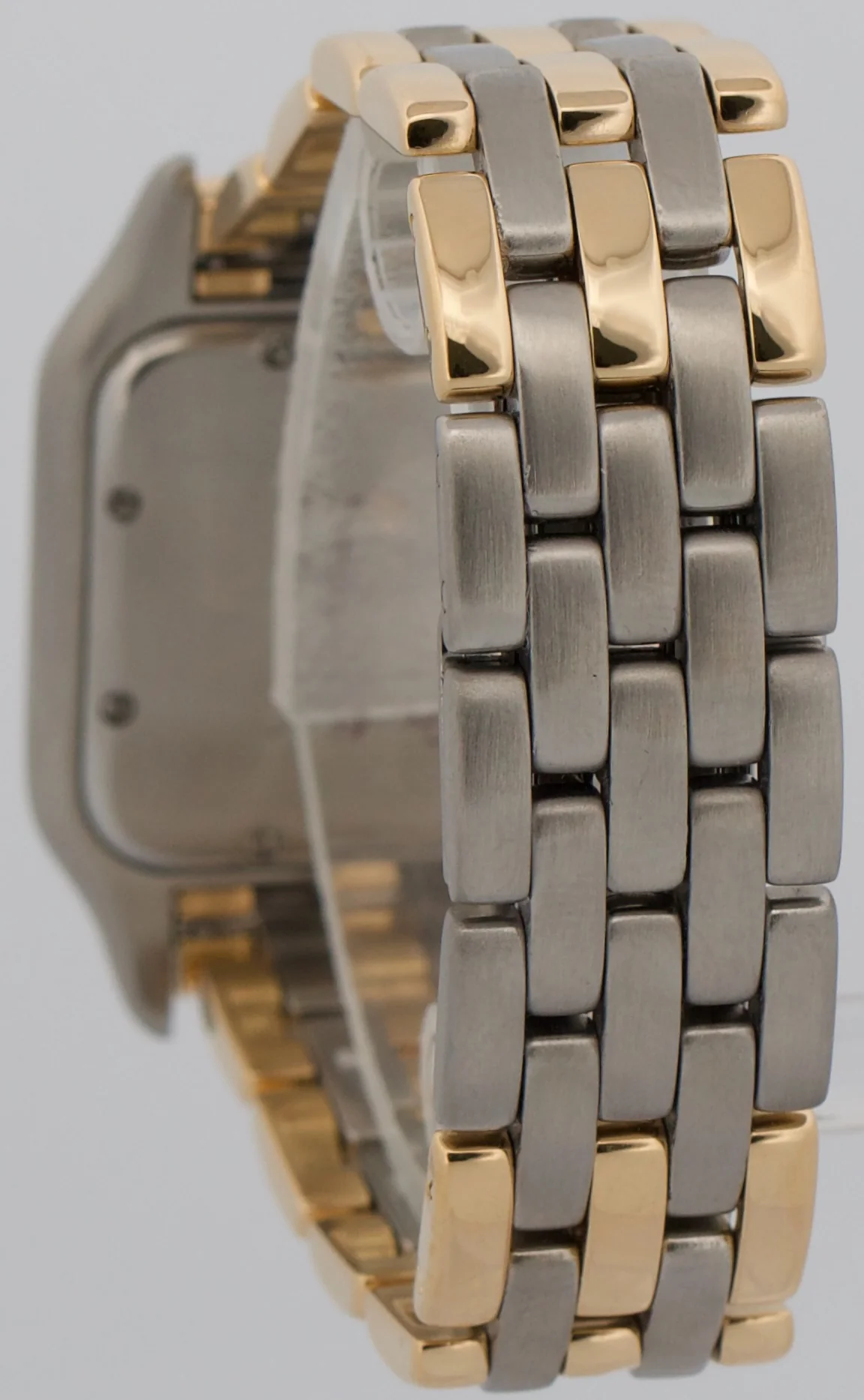 Ladies Cartier Panthere Midsize IVORY 18K Gold Steel THREE ROW 27mm Quartz 8394 - Image 5