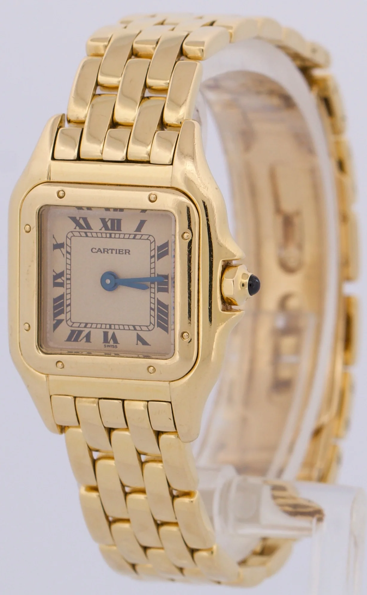 Ladies Cartier Panthere Small IVORY ROMAN 18K Yellow Gold 22mm Quartz 866911 - Image 3