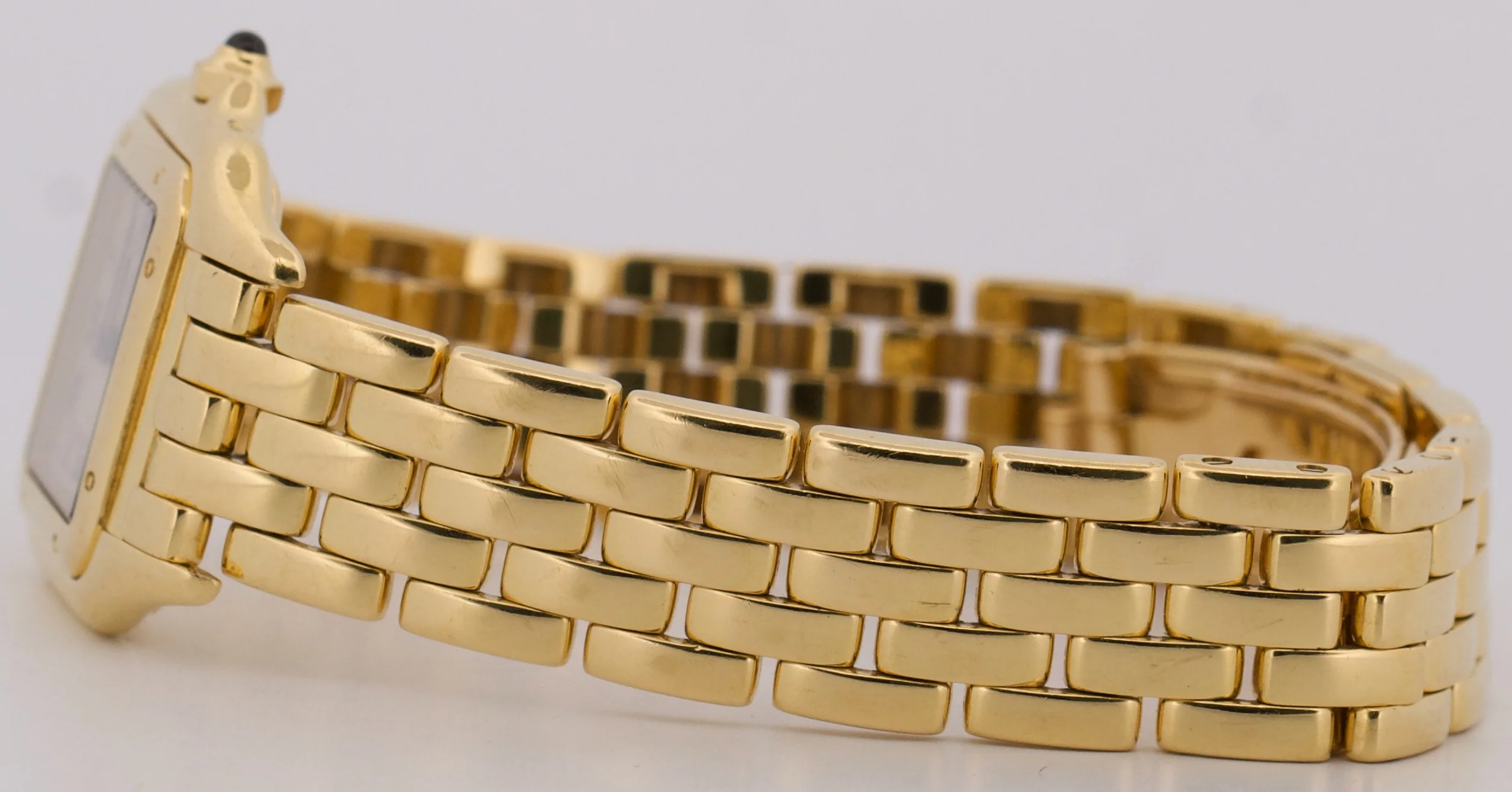 Ladies Cartier Panthere Small IVORY ROMAN 18K Yellow Gold 22mm Quartz 866911 - Image 7