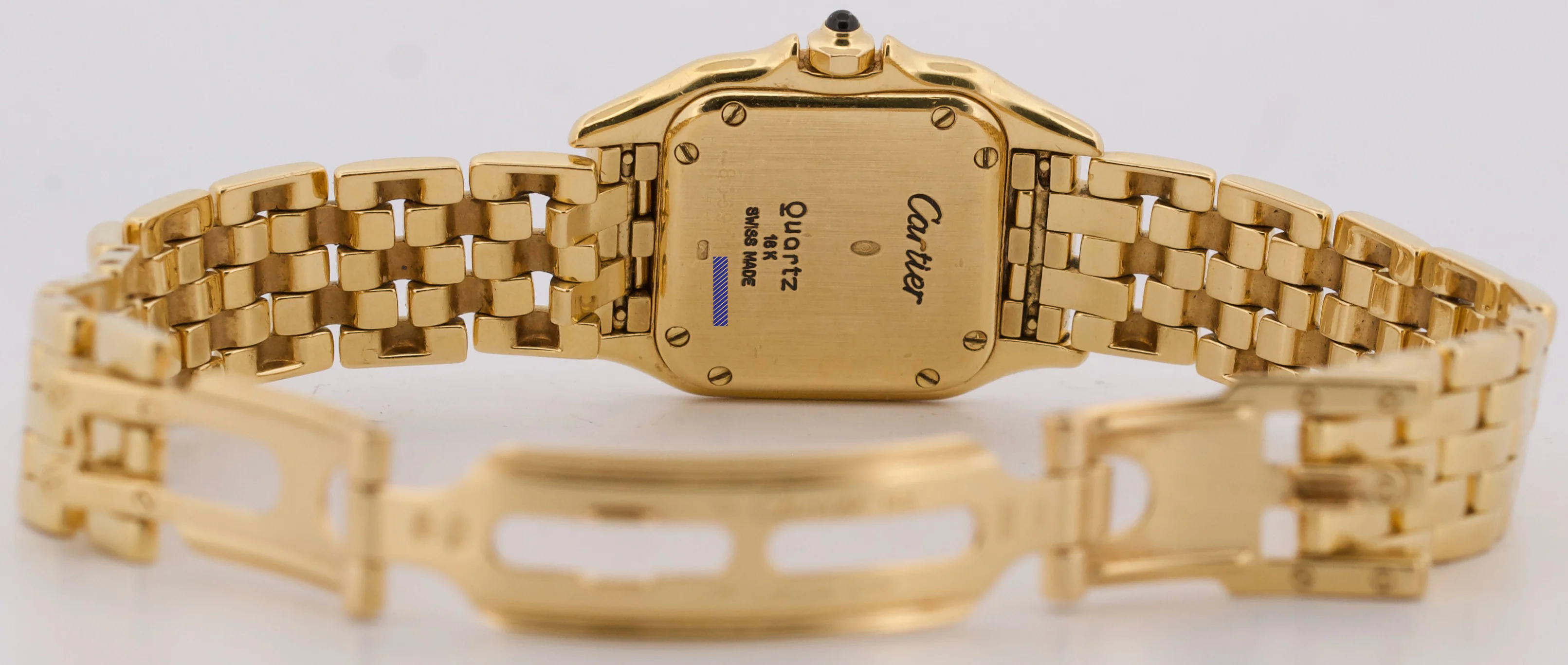 Ladies Cartier Panthere Small IVORY ROMAN 18K Yellow Gold 22mm Quartz 866911 - Image 9