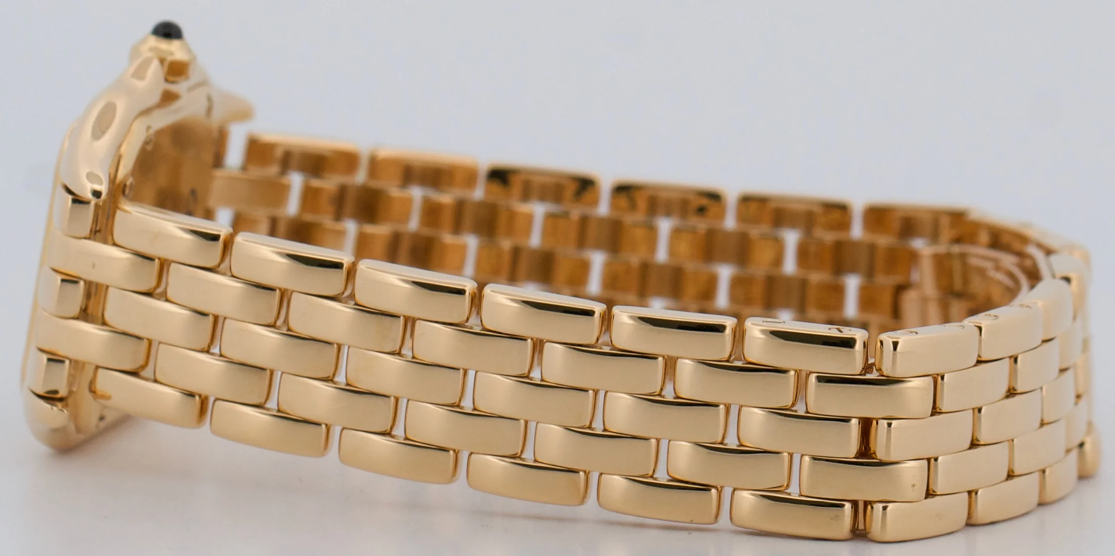 Ladies Cartier Panthere Small IVORY ROMAN 18K Yellow Gold 22mm Quartz 866911 - Image 7