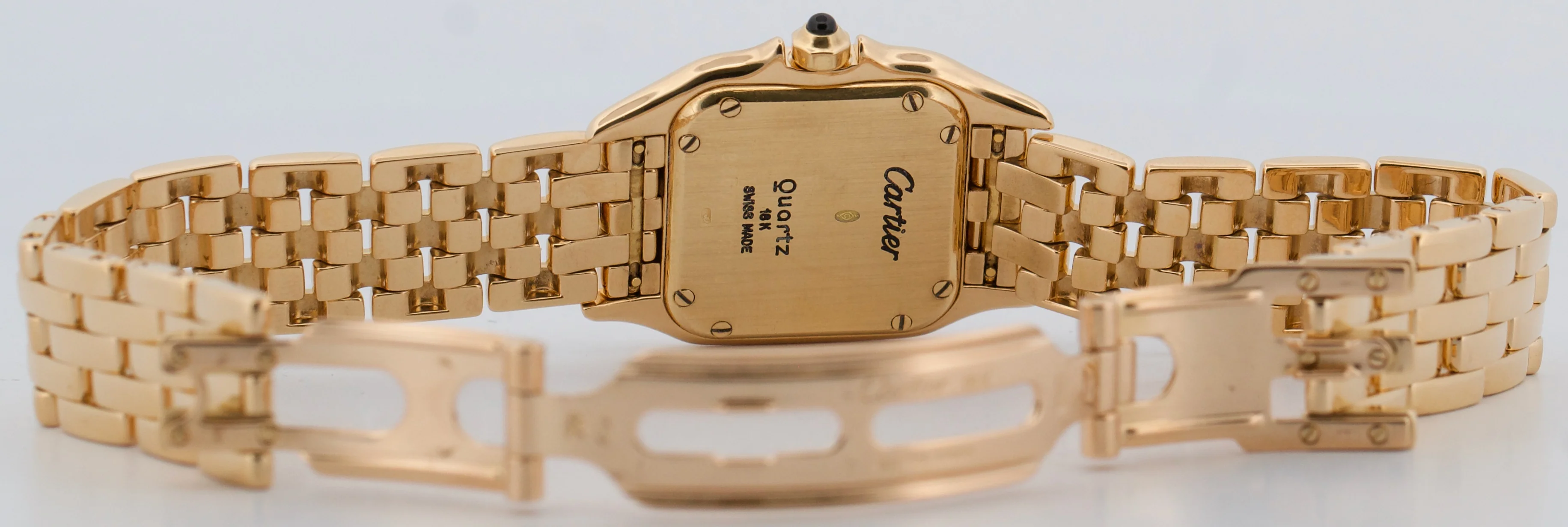 Ladies Cartier Panthere Small IVORY ROMAN 18K Yellow Gold 22mm Quartz 866911 - Image 9