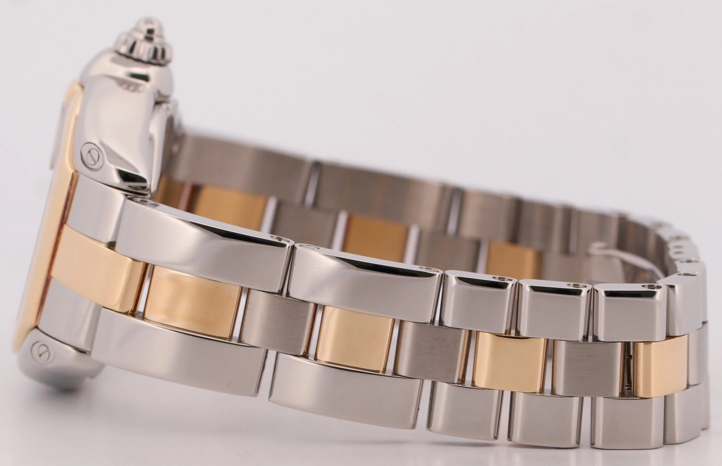 Ladies Cartier Roadster SILVER Roman 31mm Quartz 18K Steel 2675 W62026Y4 Watch - Image 7