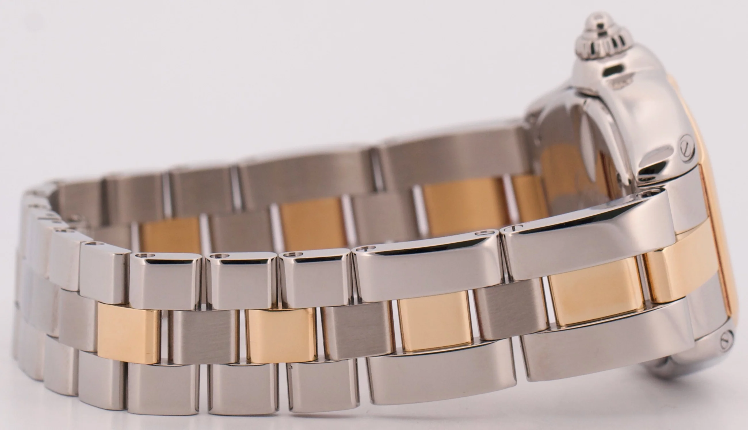 Ladies Cartier Roadster SILVER Roman 31mm Quartz 18K Steel 2675 W62026Y4 Watch - Image 8
