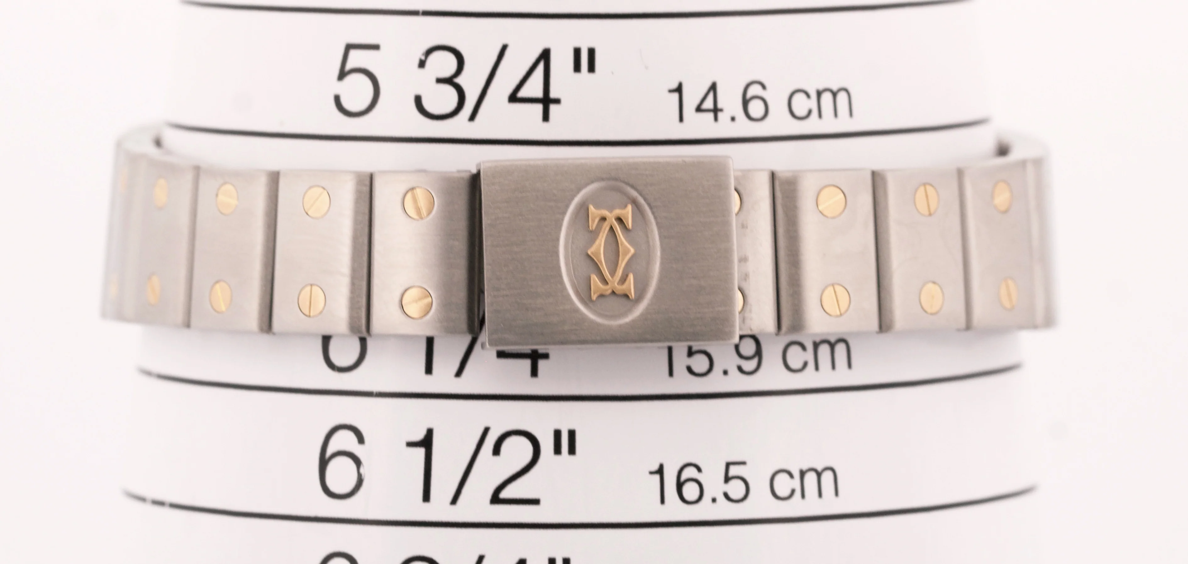 Ladies Cartier Santos Galbee IVORY ROMAN Quartz 24mm Two-Tone 18K Watch 1057930 - Image 9