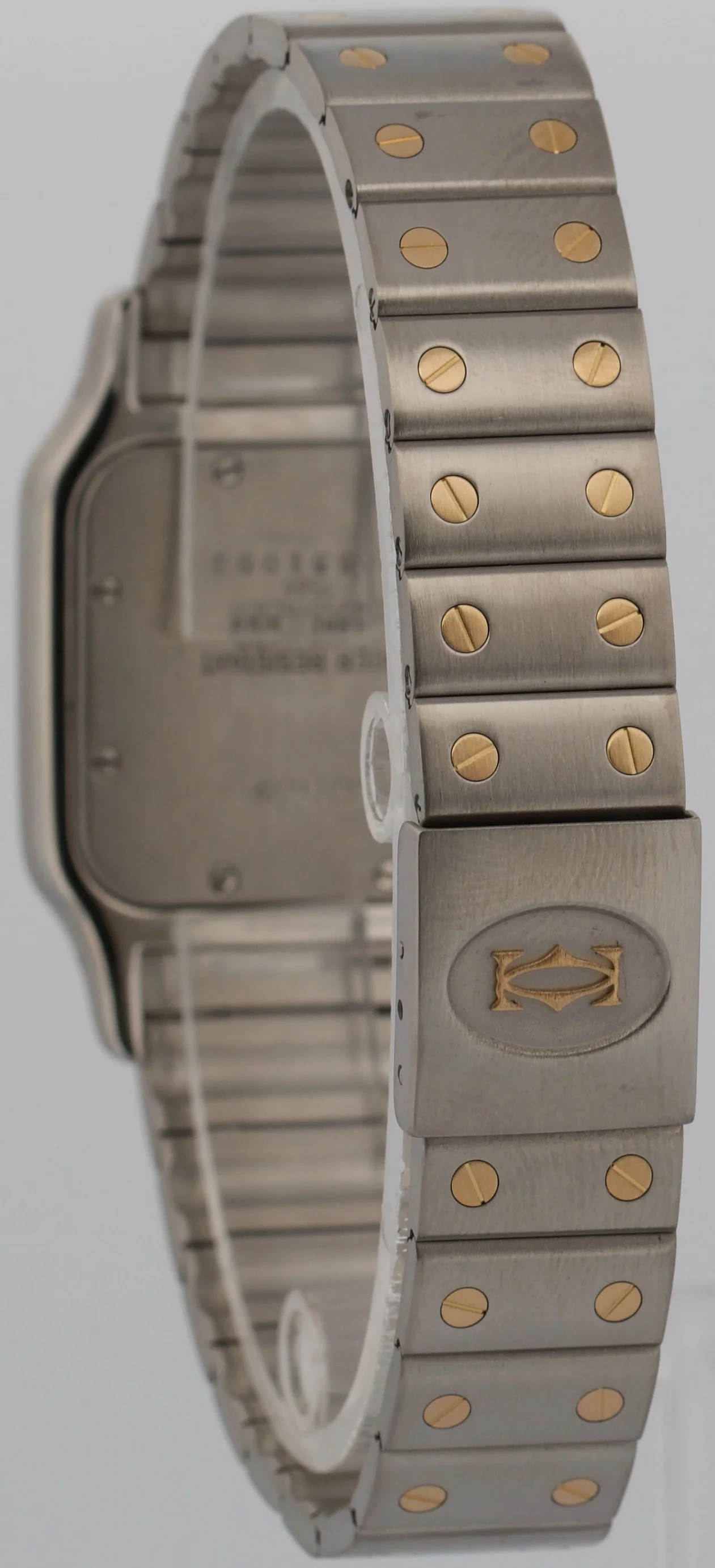 Ladies Cartier Santos Galbee IVORY Two-Tone Gold Steel 29mm Quartz 1566 W20011C4 - Image 5