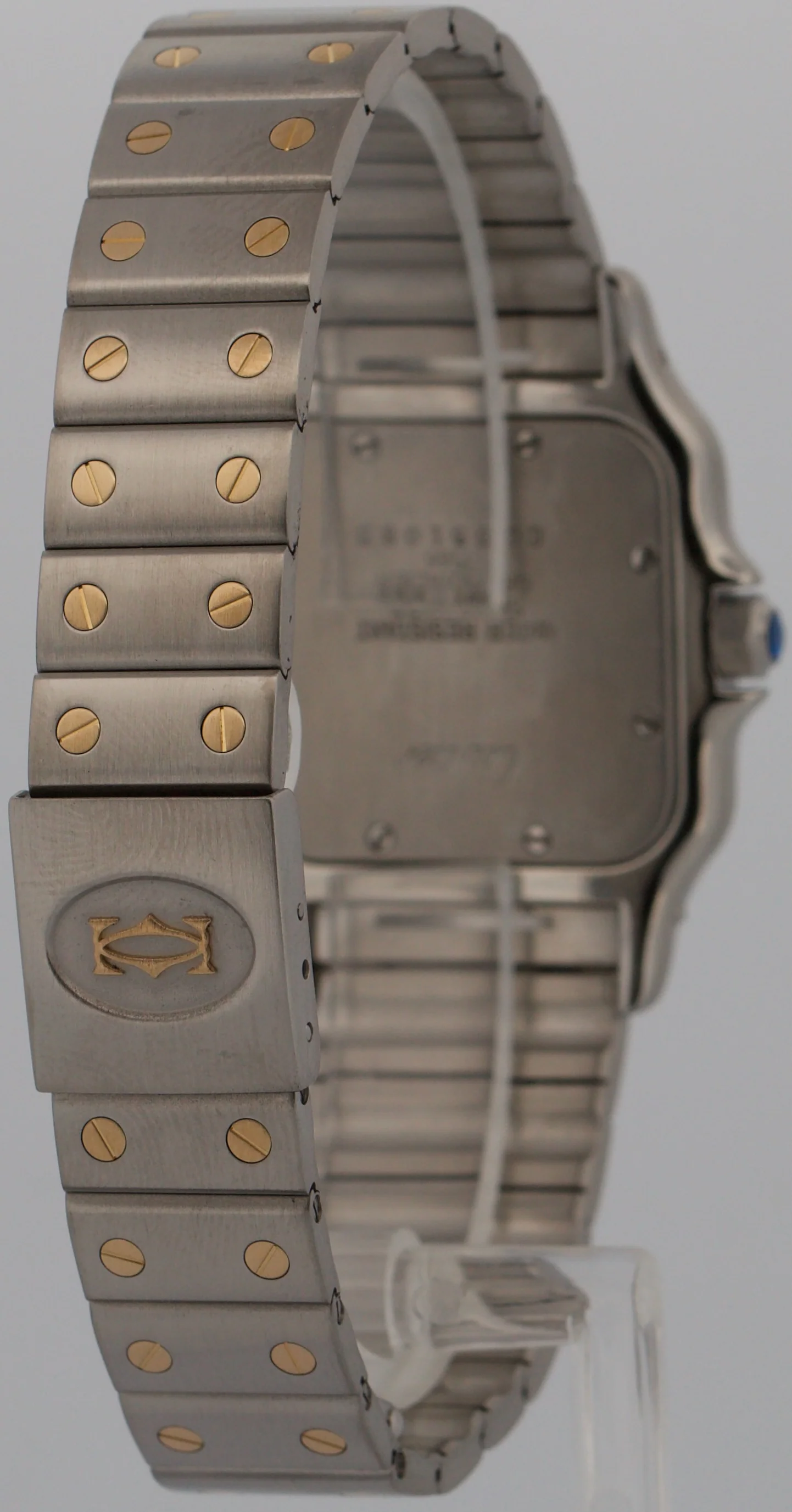 Ladies Cartier Santos Galbee IVORY Two-Tone Gold Steel 29mm Quartz 1566 W20011C4 - Image 6
