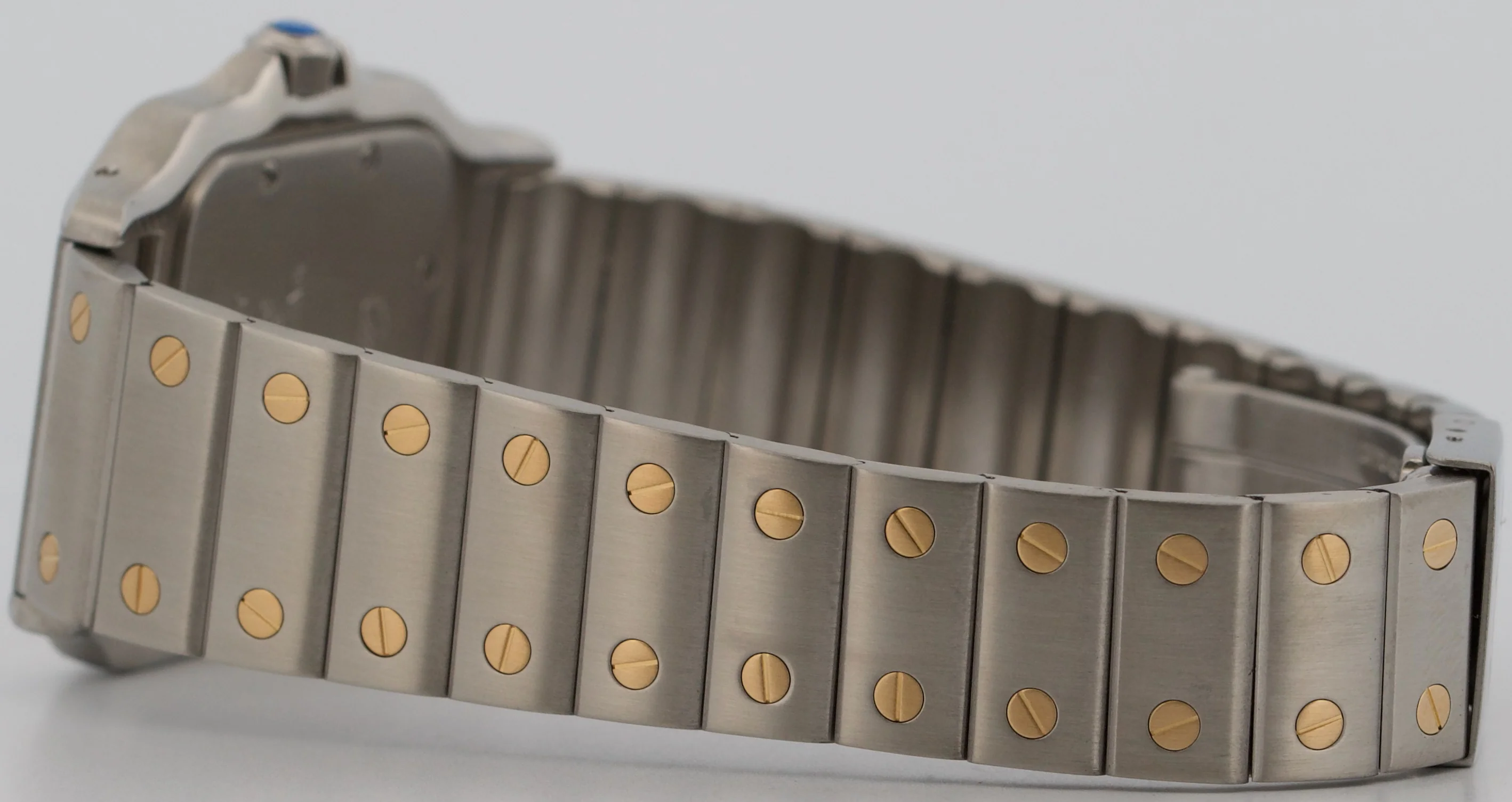 Ladies Cartier Santos Galbee IVORY Two-Tone Gold Steel 29mm Quartz 1566 W20011C4 - Image 7