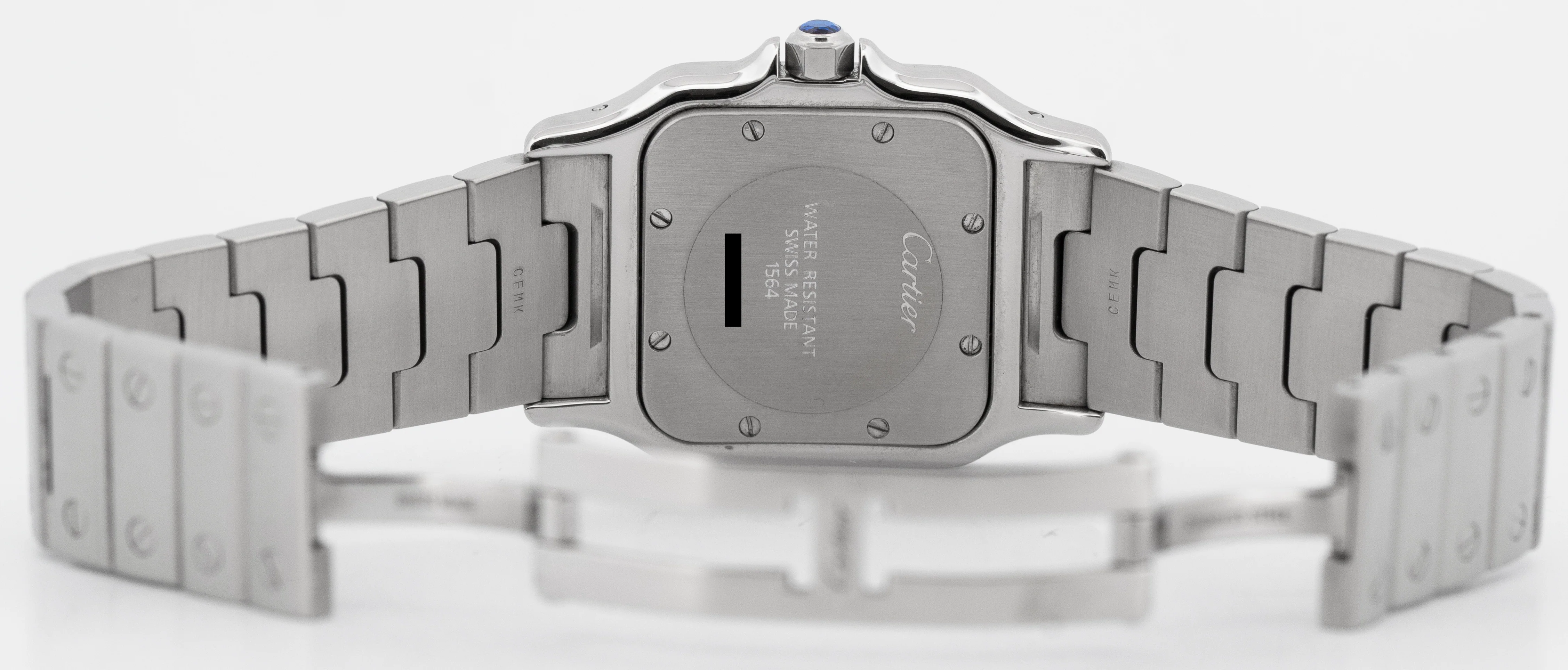 Ladies Cartier Santos Galbee WHITE Quartz 29mm Stainless Steel 1564 W20060D6 - Image 8