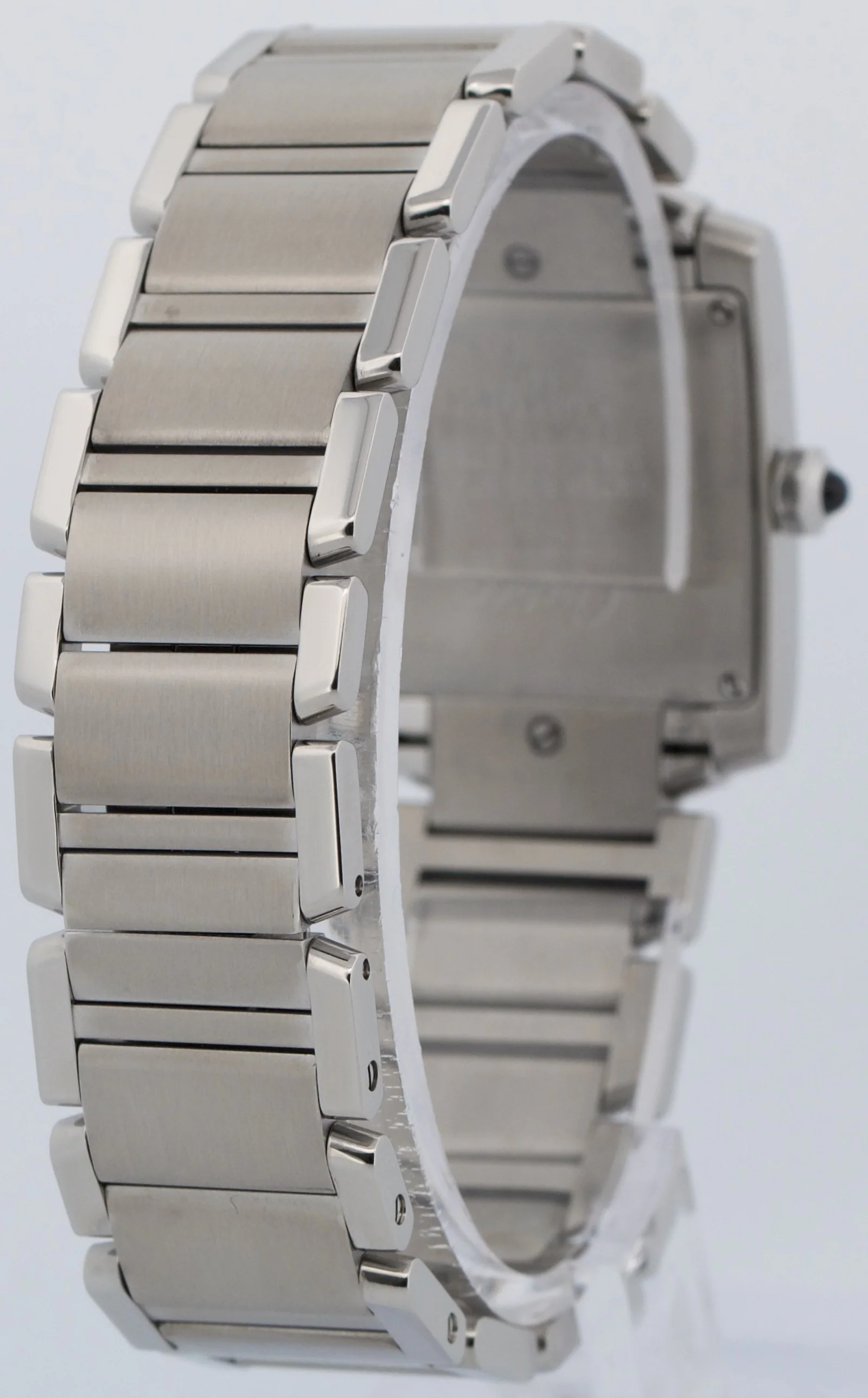 Ladies Cartier Tank Francaise 25mm IVORY Roman Quartz Steel WSTA0005 3751 BOX - Image 6