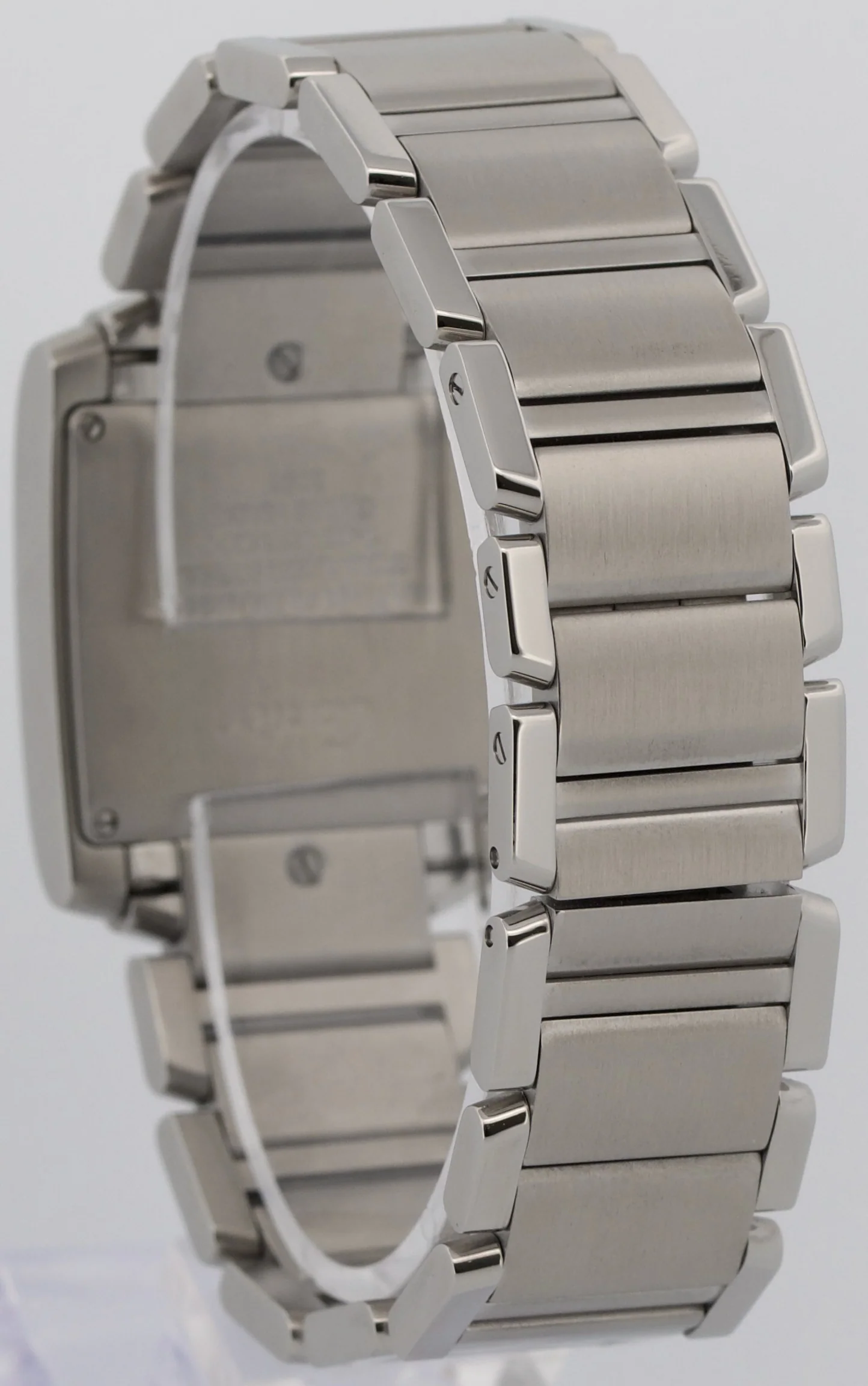 Ladies Cartier Tank Francaise 25mm IVORY WHITE Roman Quartz Steel WSTA0005 3751 - Image 5