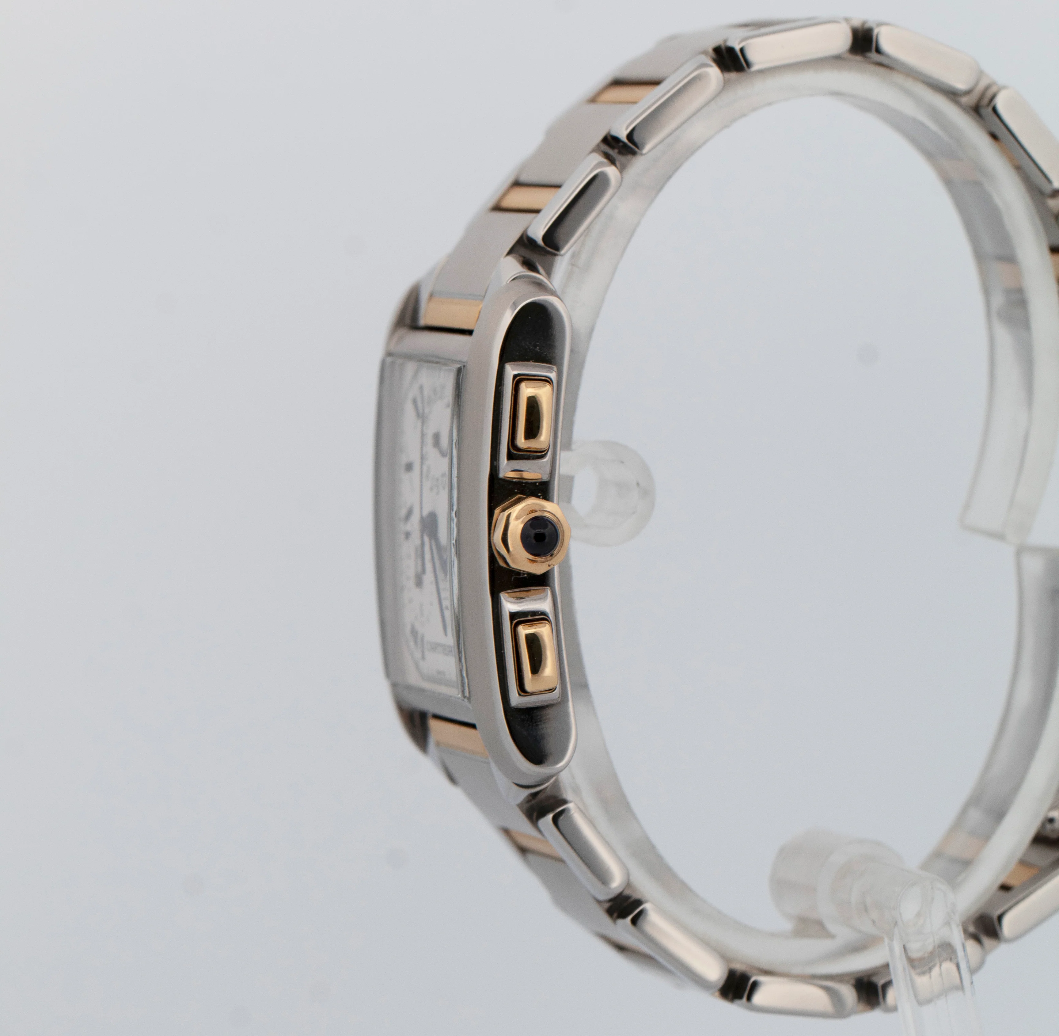 Ladies Cartier Tank Francaise Chronograph Quartz Two-Tone 28mm 2303 W51004Q4 - Image 3