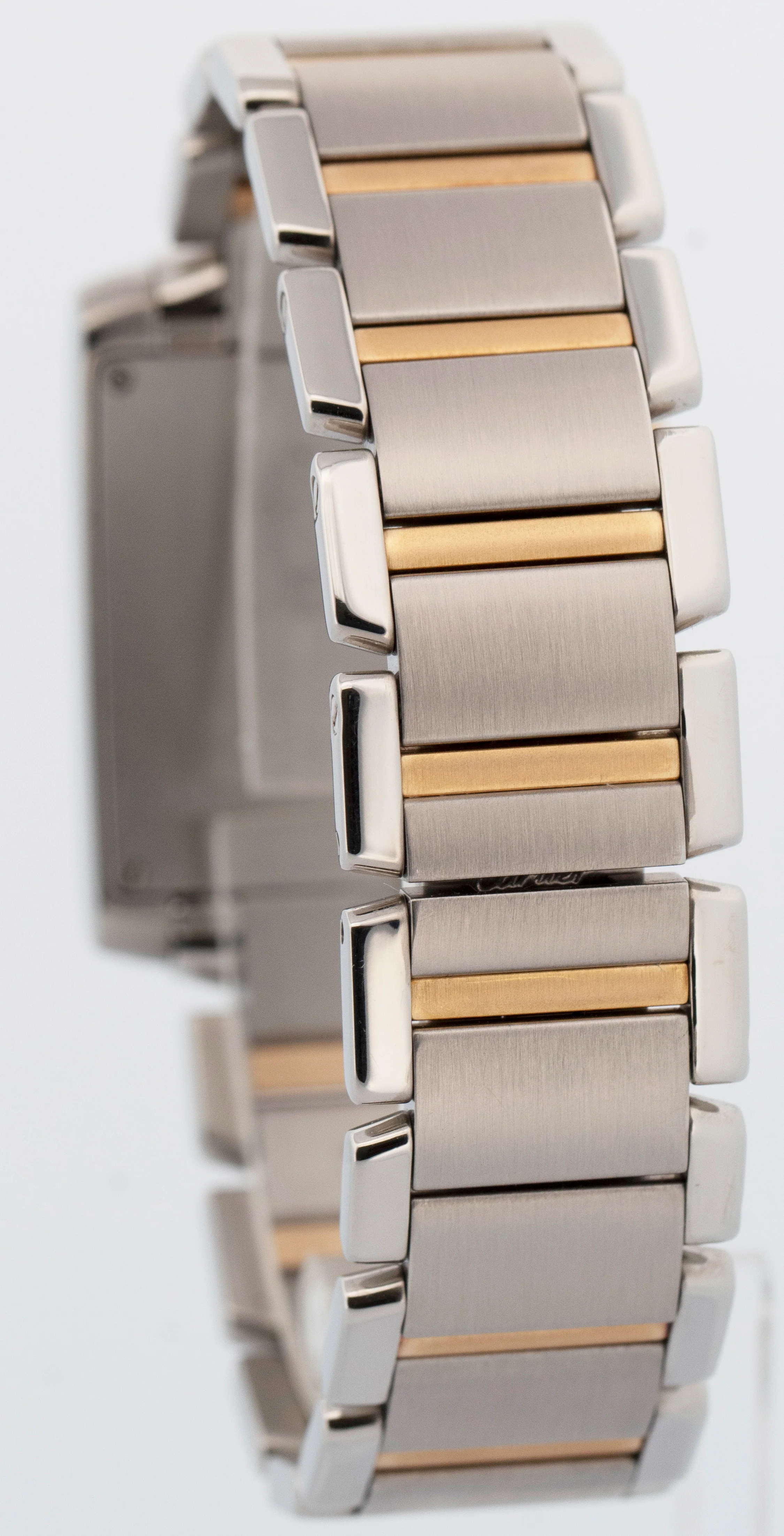 Ladies Cartier Tank Francaise Chronograph Quartz Two-Tone 28mm 2303 W51004Q4 - Image 5