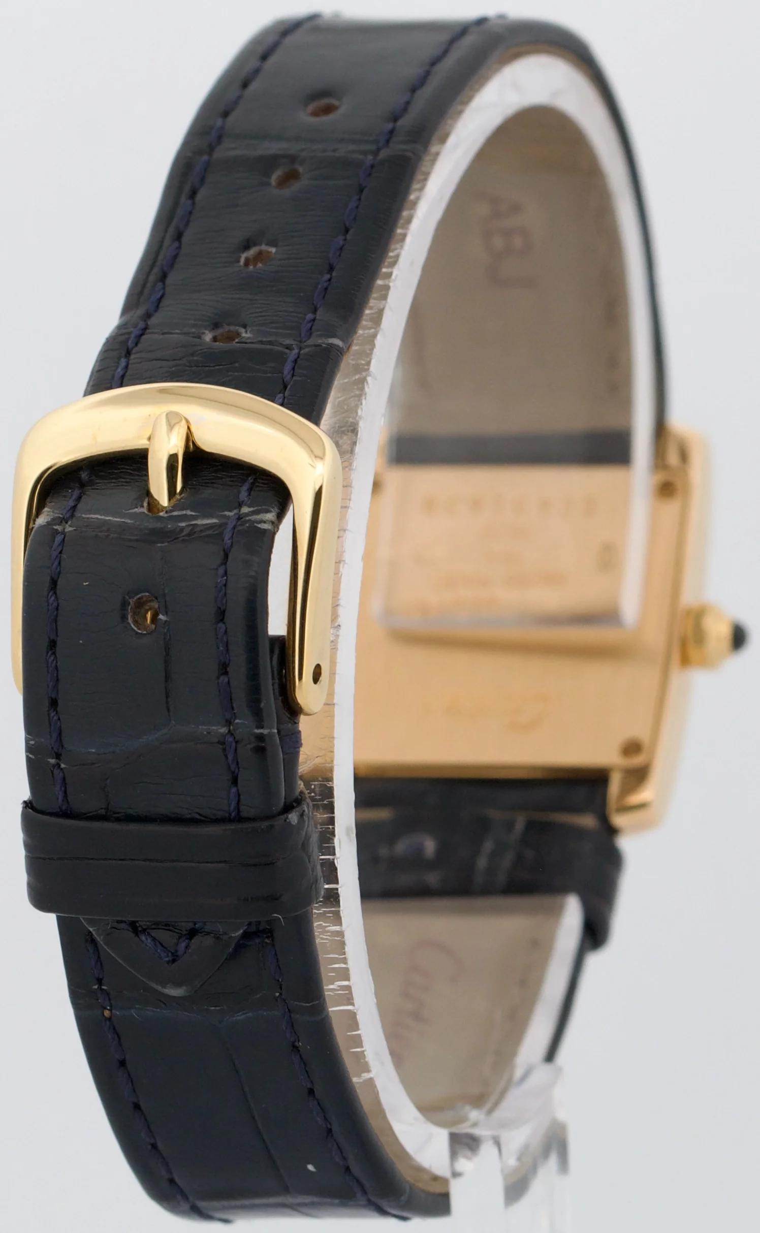 Ladies Cartier Tank Francaise IVORY 18K Gold 25mm Quartz W5000256 1820 Watch - Image 6