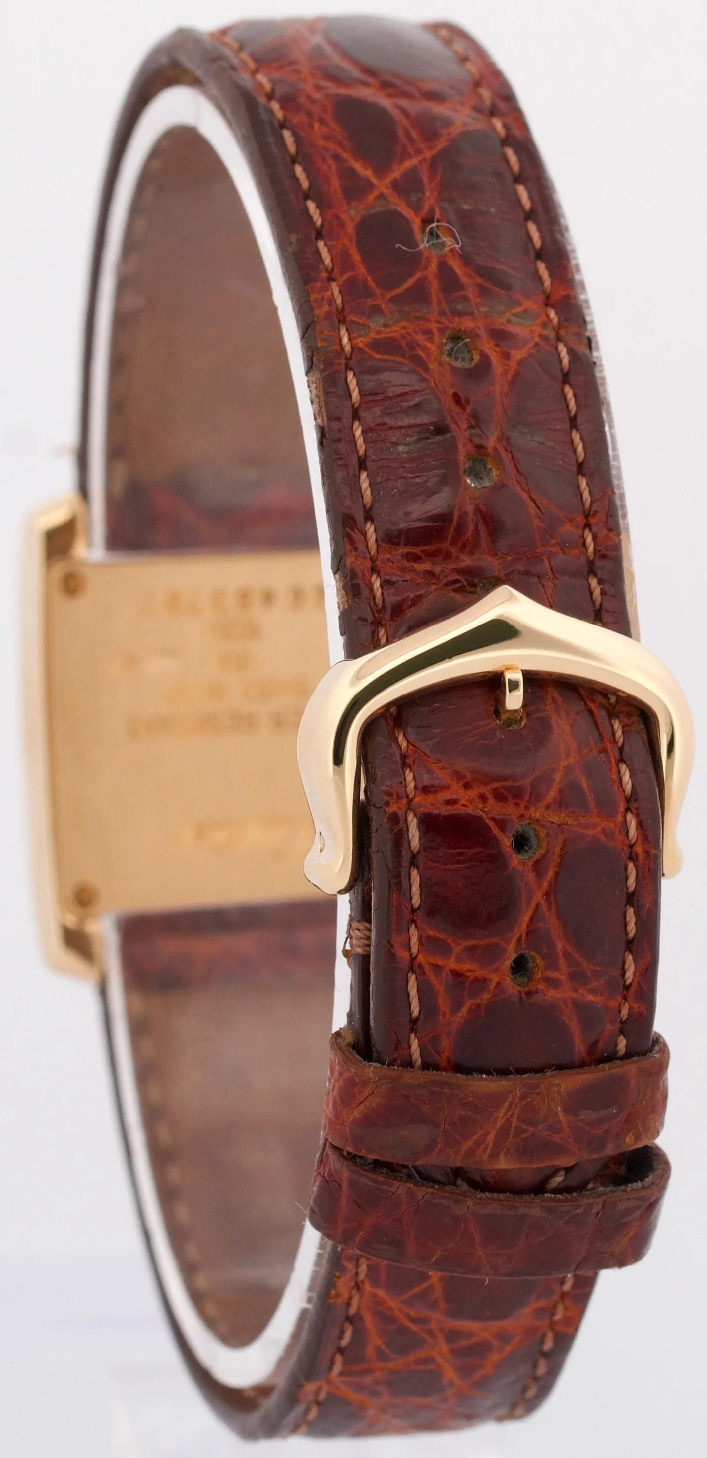 Ladies Cartier Tank Francaise IVORY 18K Gold 25mm Quartz W5000256 1820 Watch - Image 5