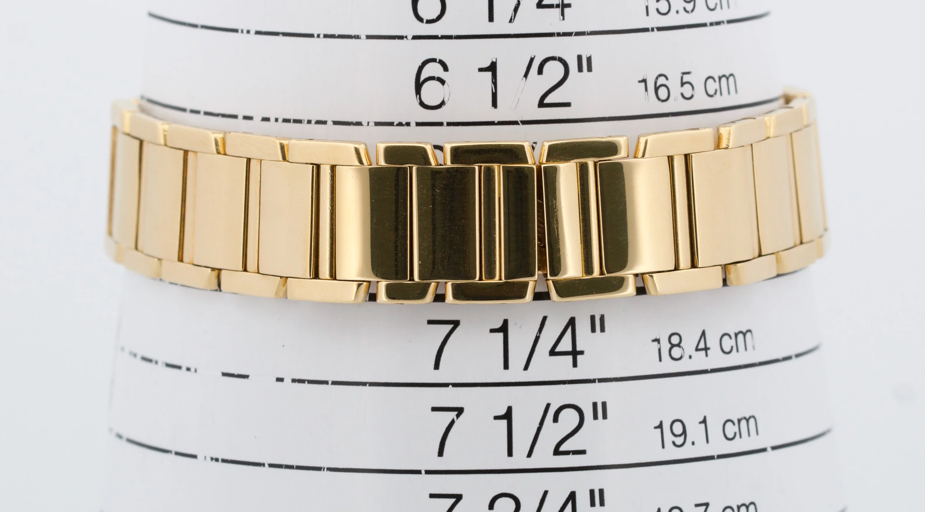 Ladies Cartier Tank Francaise IVORY 18K Gold 25mm Quartz W50002N2 1820 Watch - Image 8