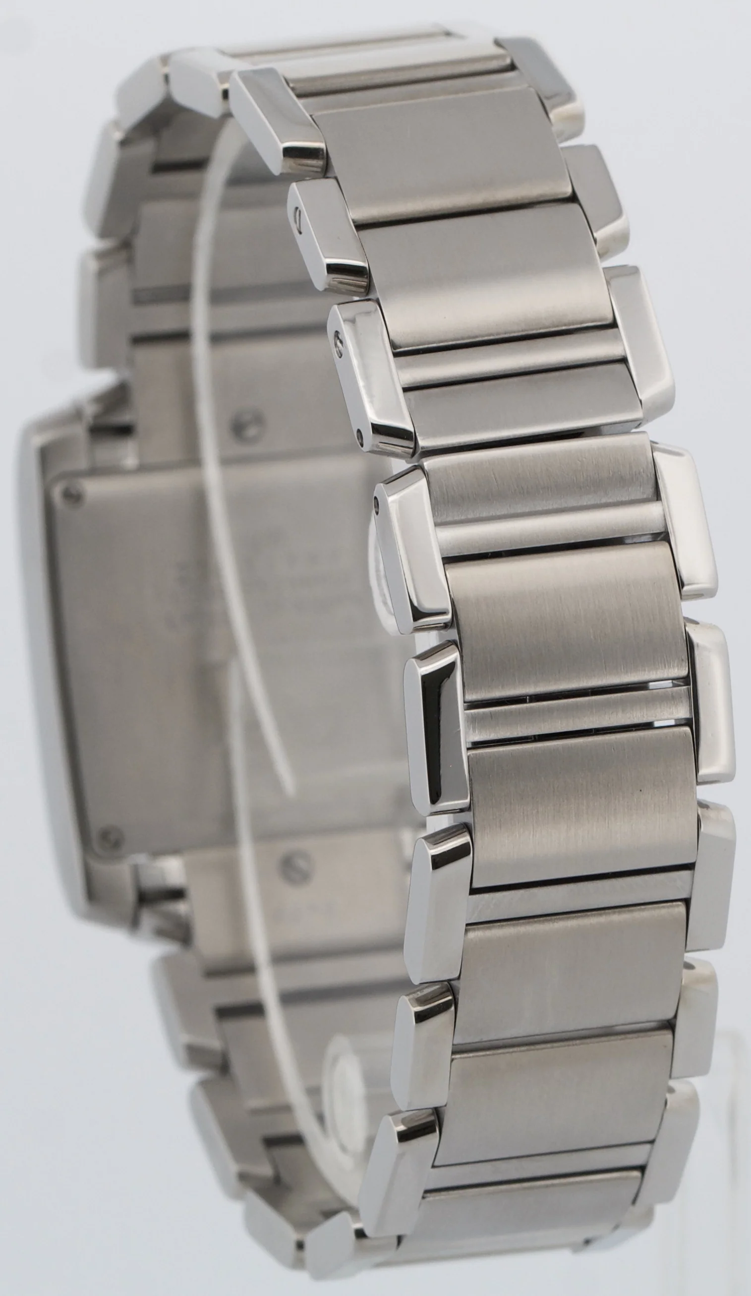 Ladies Cartier Tank Francaise Midsize 2465 Stainless Steel Roman Quartz Watch - Image 5