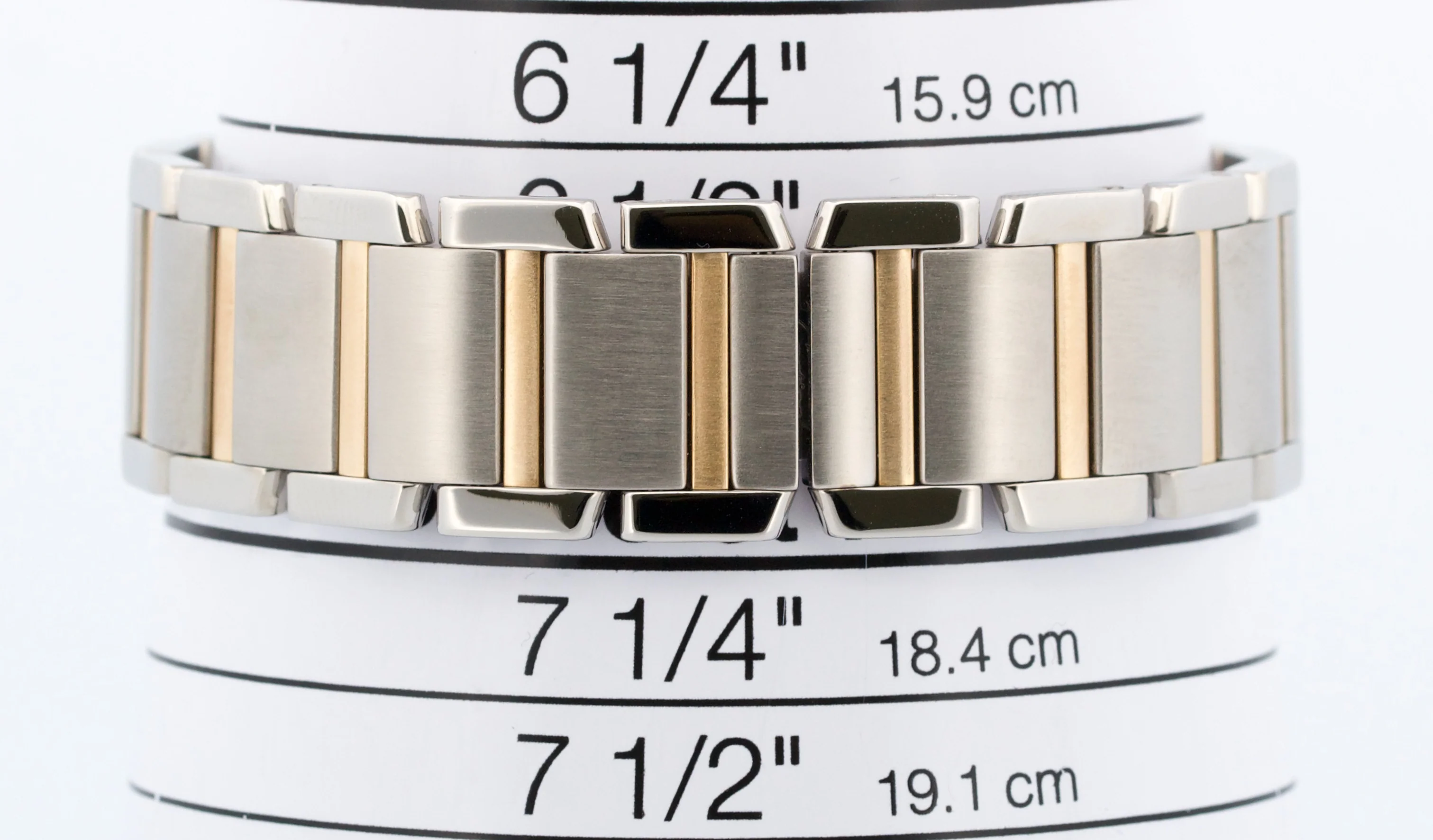 Ladies Cartier Tank Francaise Two-Tone 18K Gold Steel Guilloche 2302 W5100504 - Image 9