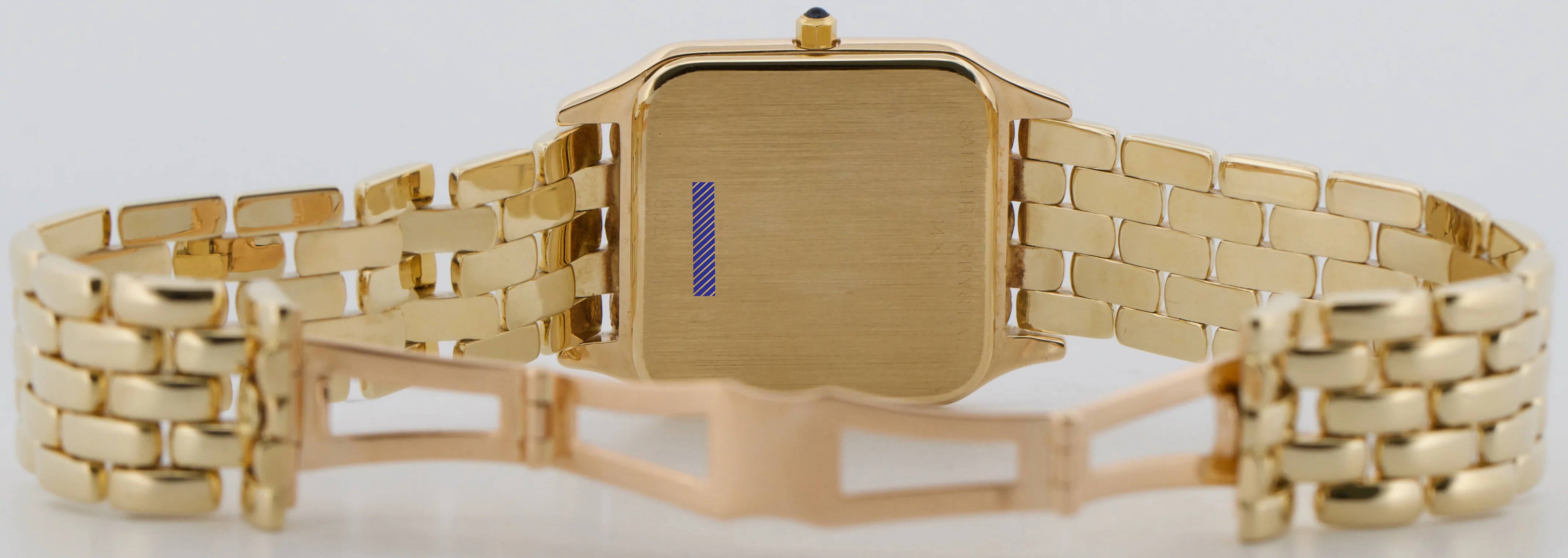Ladies Movado Panthere WHITE ROMAN 14K Yellow Gold Quartz 29mm 74E19670 Watch - Image 10