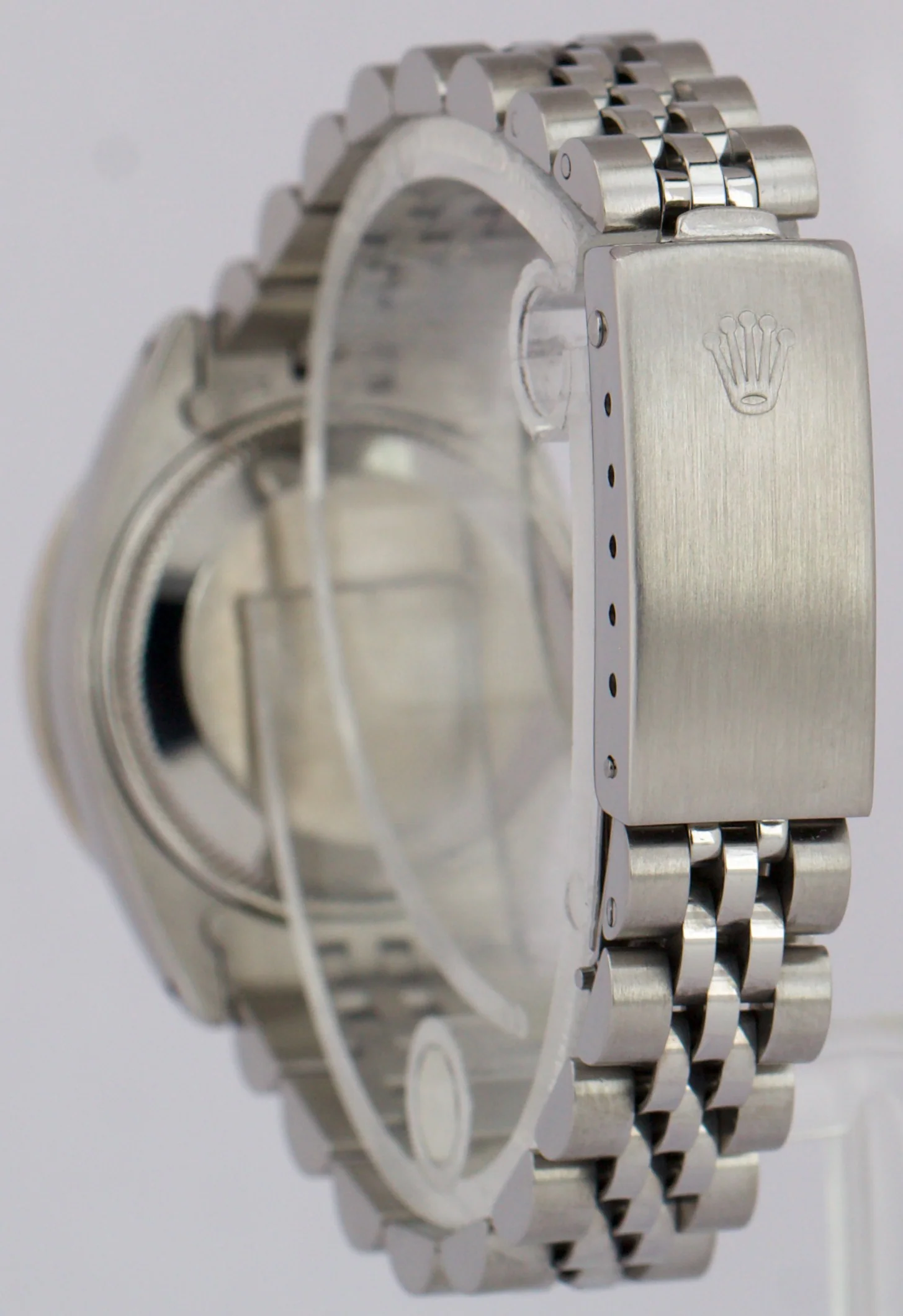 Ladies Rolex DateJust 26mm RHODIUM DIAMOND Stainless Steel JUBILEE Watch 6916 - Image 5