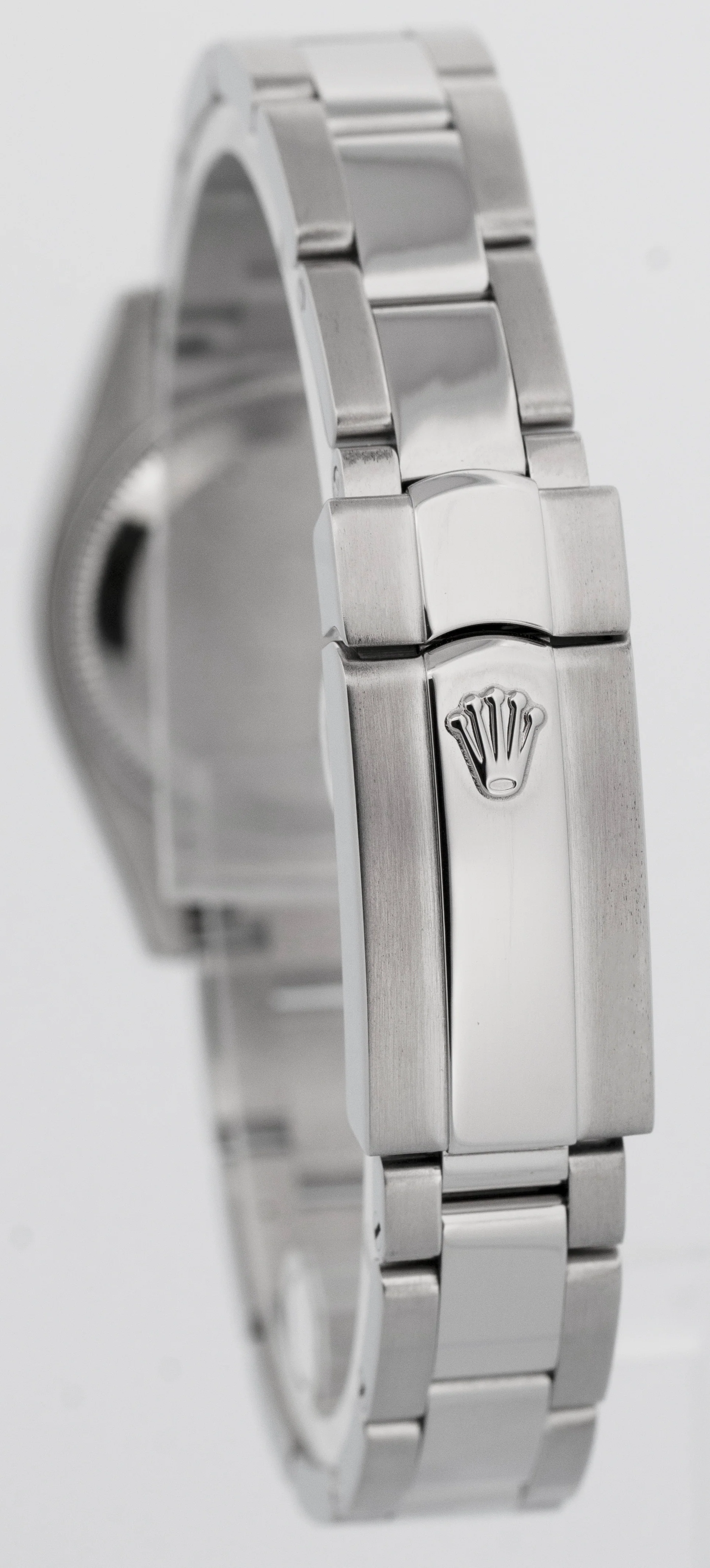 Ladies Rolex DateJust 26mm Black Stainless Steel Oyster Automatic Watch 179160 - Image 5