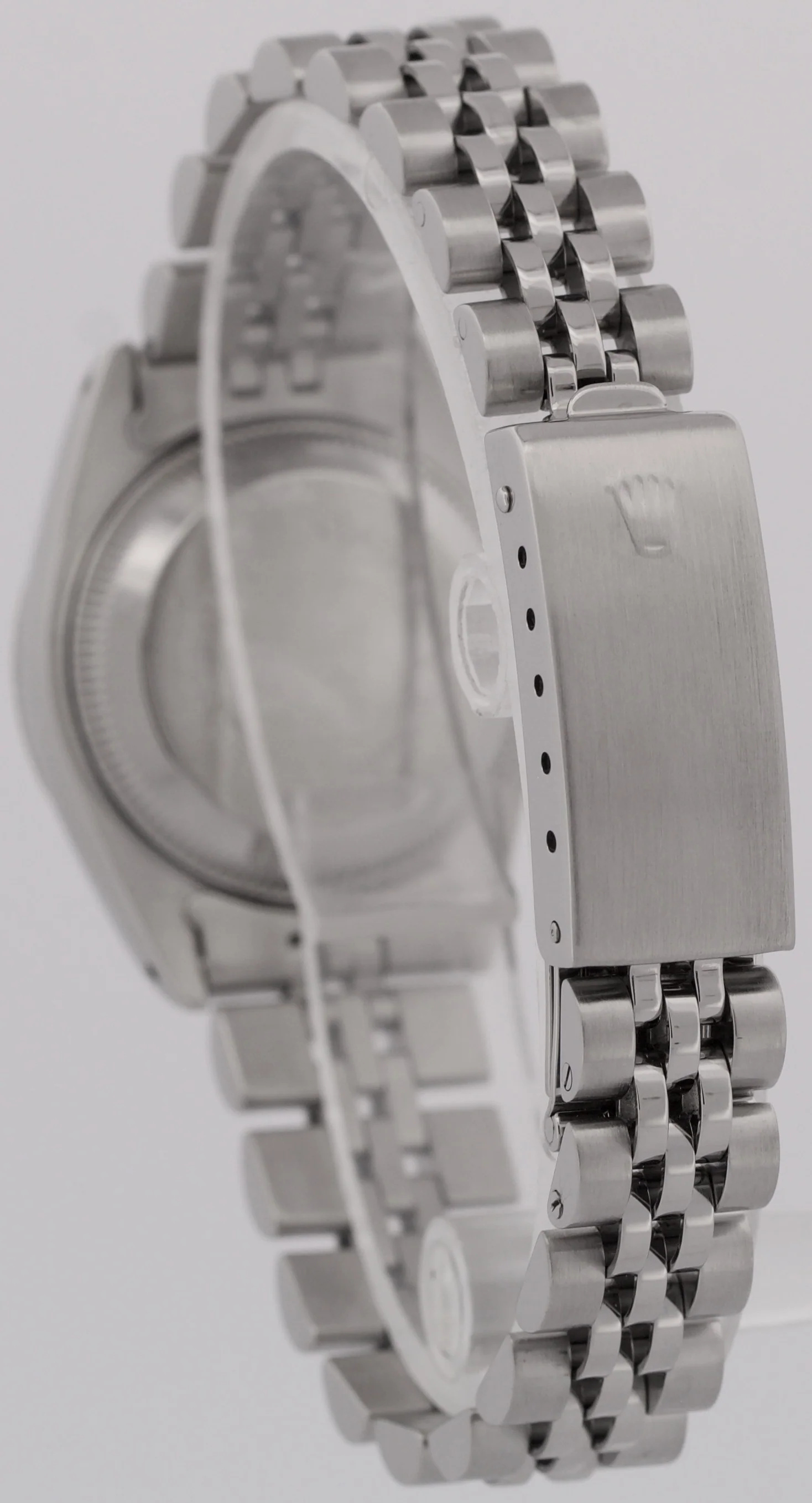 Ladies Rolex DateJust 26mm BLUE 18K White Gold Stainless Steel JUBILEE 69174 - Image 5