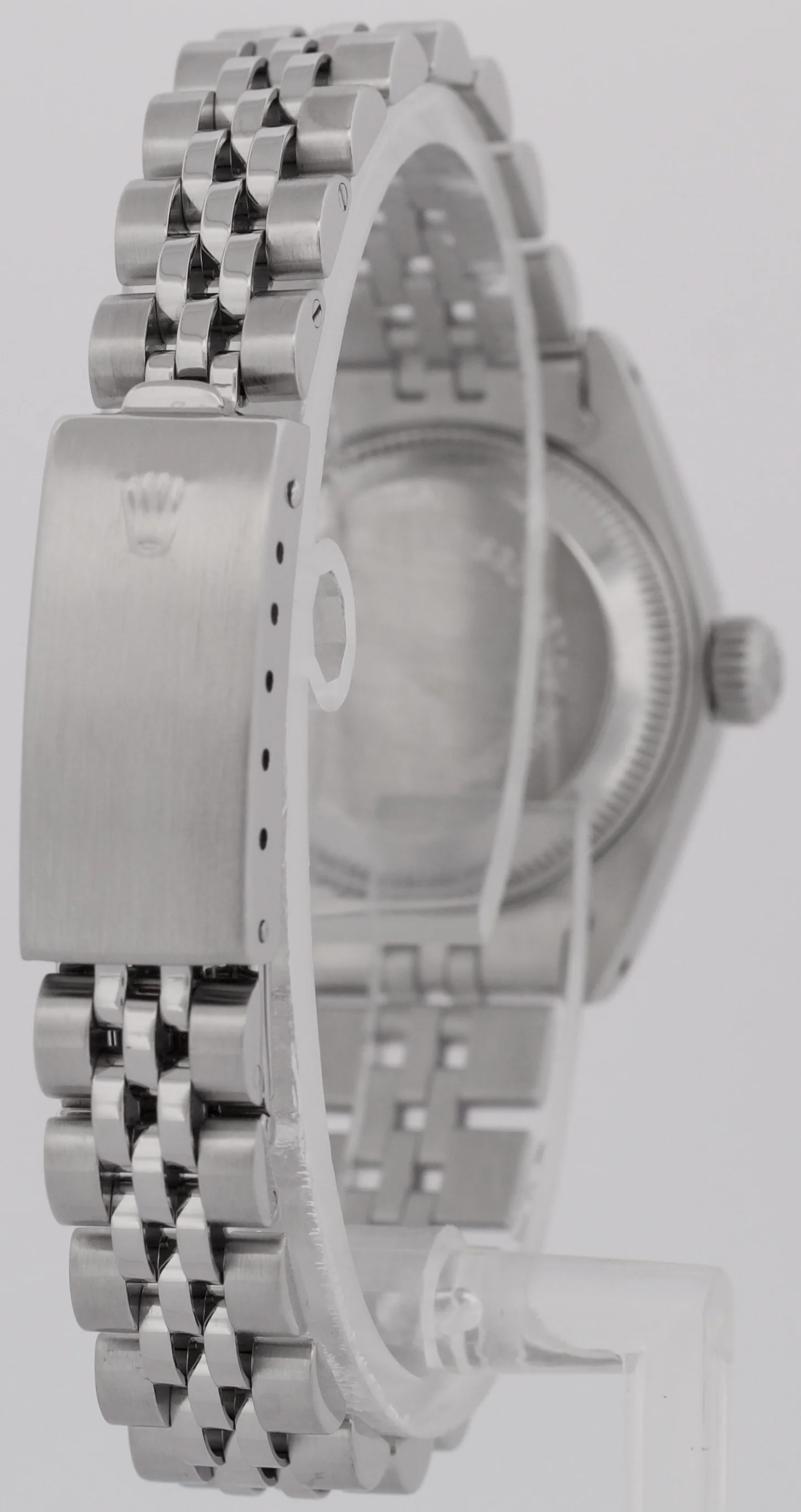 Ladies Rolex DateJust 26mm BLUE 18K White Gold Stainless Steel JUBILEE 69174 - Image 6