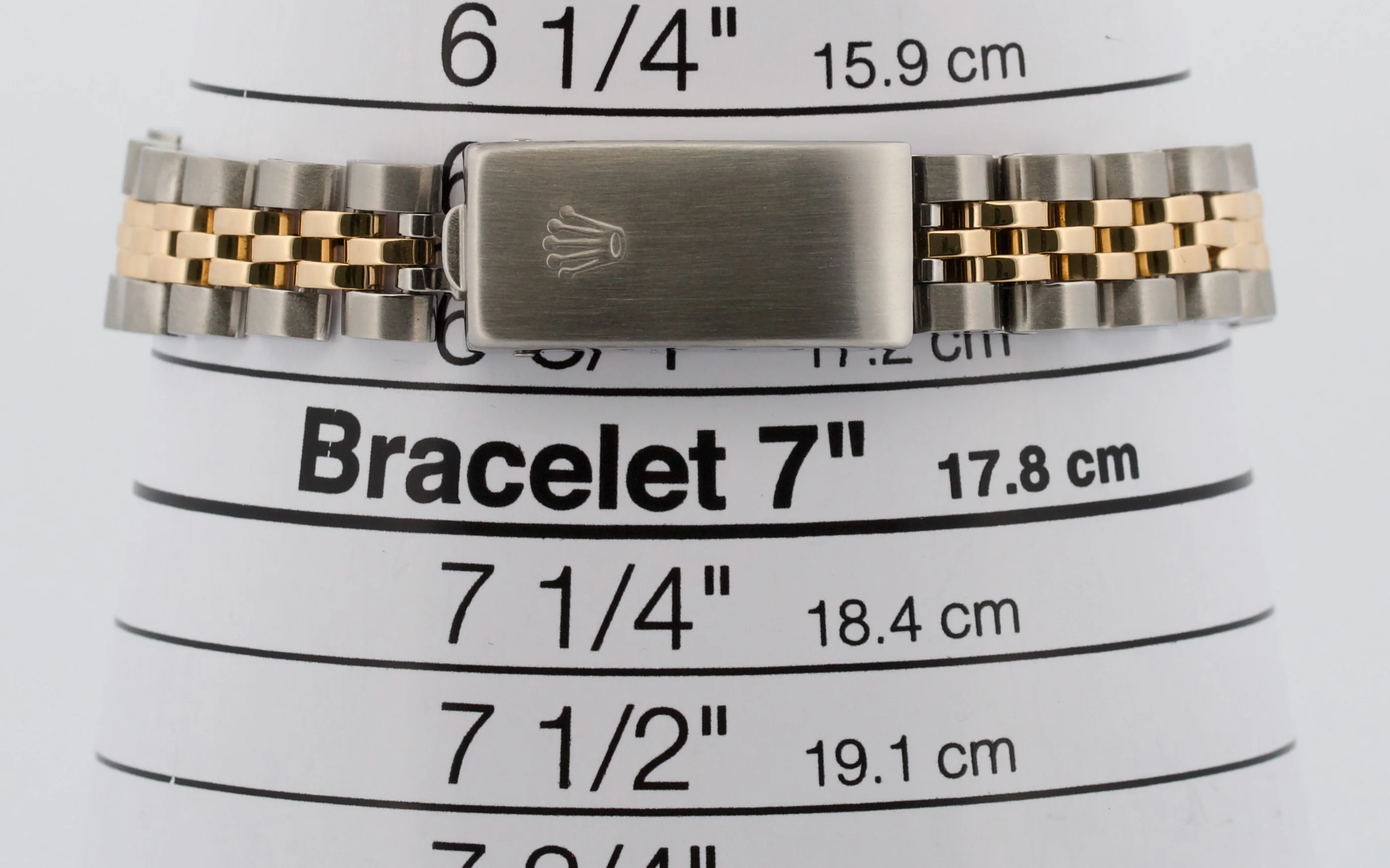 Ladies Rolex DateJust 26mm BLUE 18K Yellow Gold Steel Fluted JUBILEE 69173 Watch - Image 10