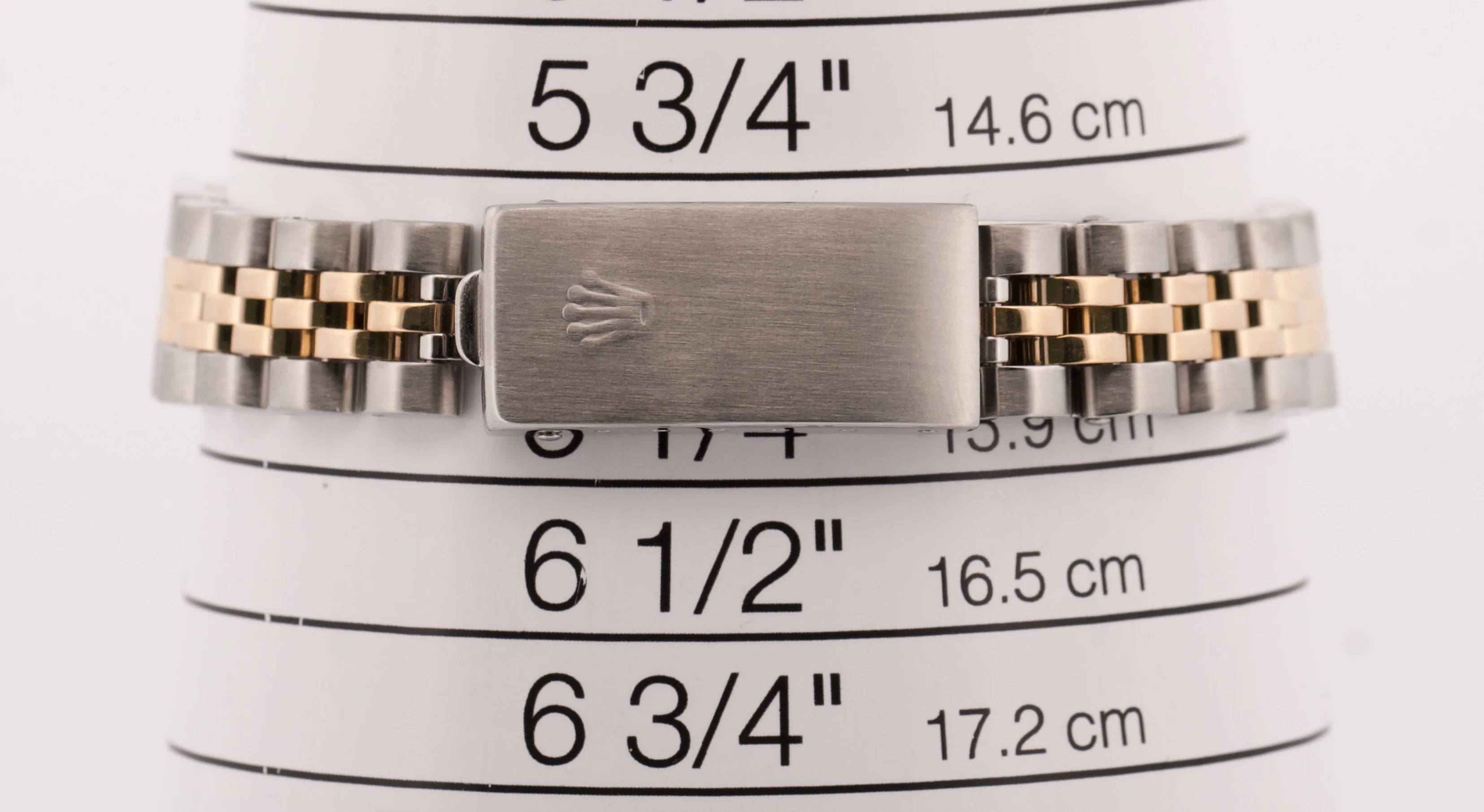 Ladies Rolex DateJust 26mm BLUE DIAMOND Bezel 18K Gold Steel JUBILEE 69173 - Image 9