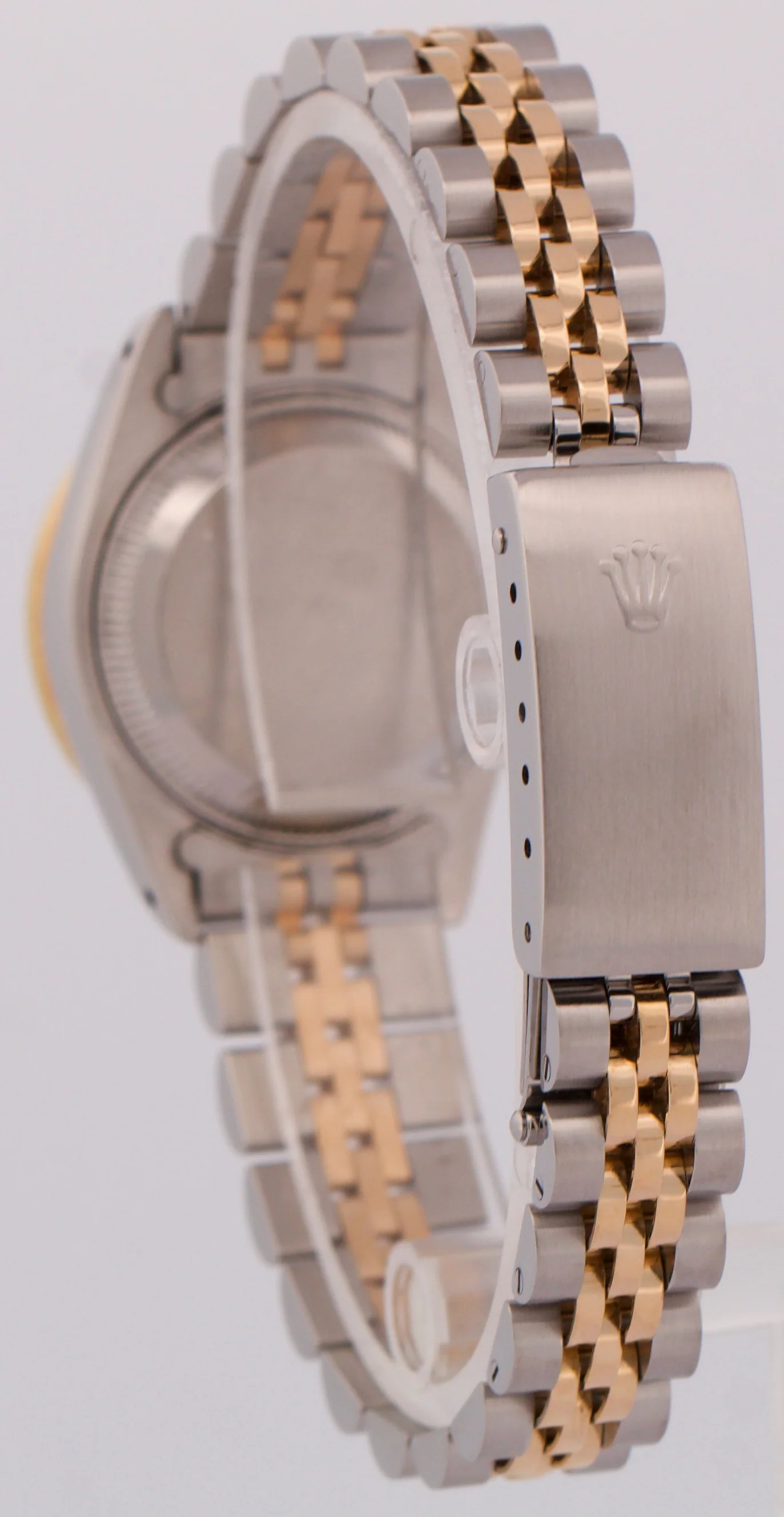 Ladies Rolex DateJust 26mm CHAMPAGNE DIAMOND 18K Yellow Gold Steel JUBILEE 69173 - Image 5
