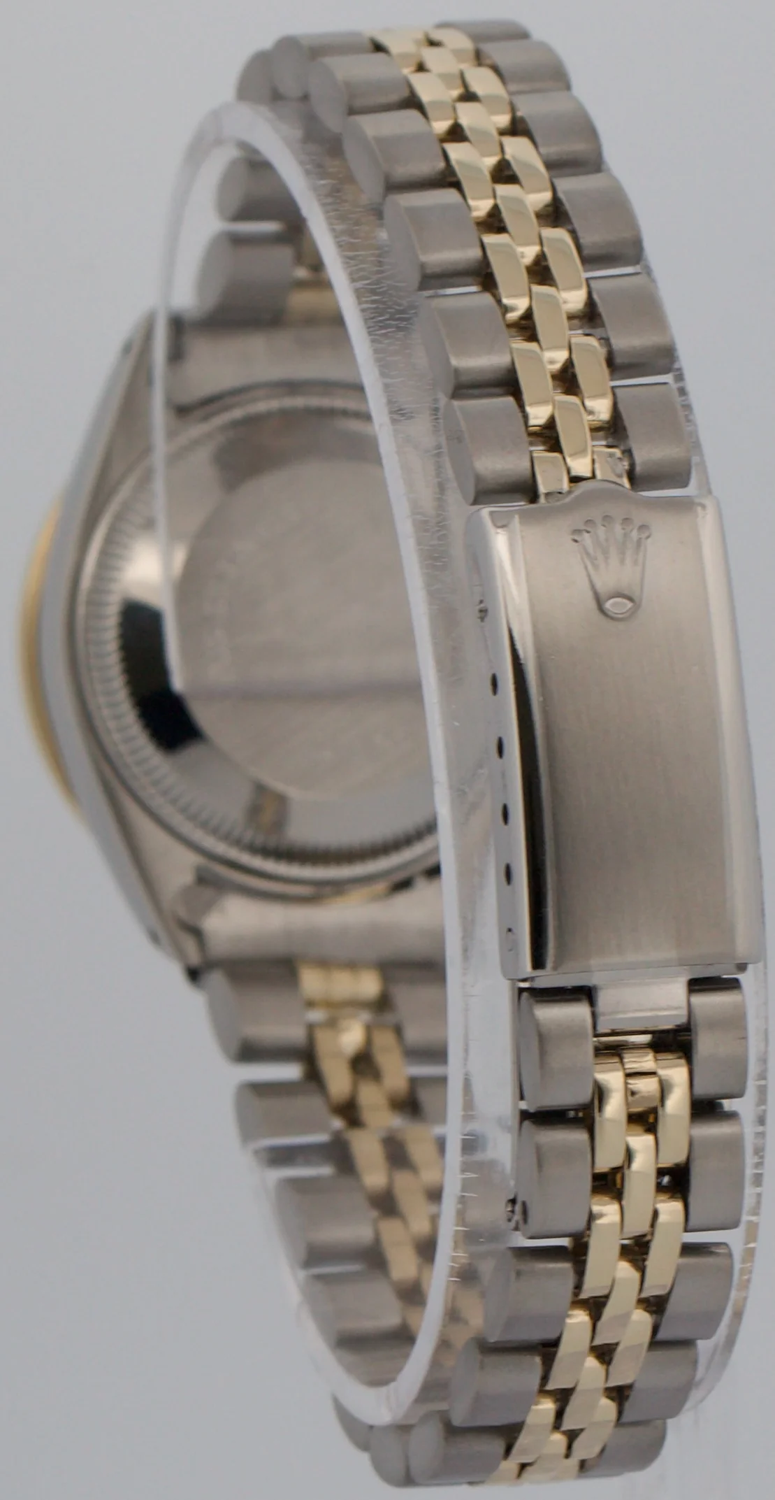 Ladies Rolex DateJust 26mm MOP DIAMOND 18K Yellow Gold Steel JUBILEE 6917 Watch - Image 5