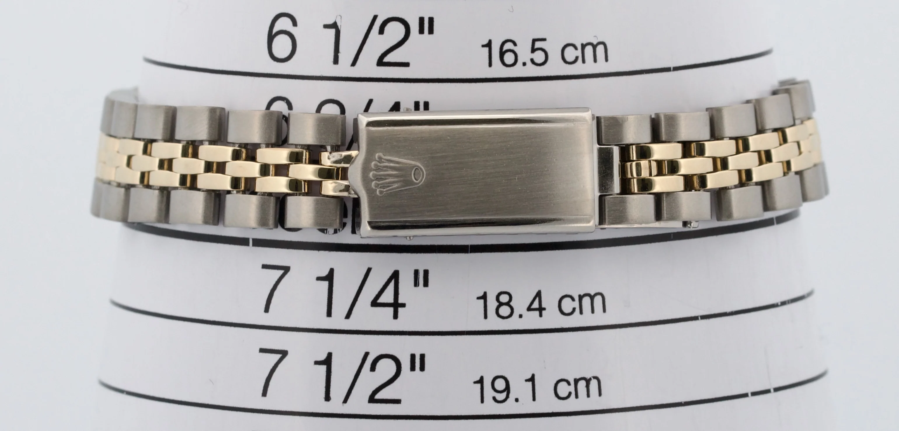 Ladies Rolex DateJust 26mm MOP DIAMOND 18K Yellow Gold Steel JUBILEE 6917 Watch - Image 9